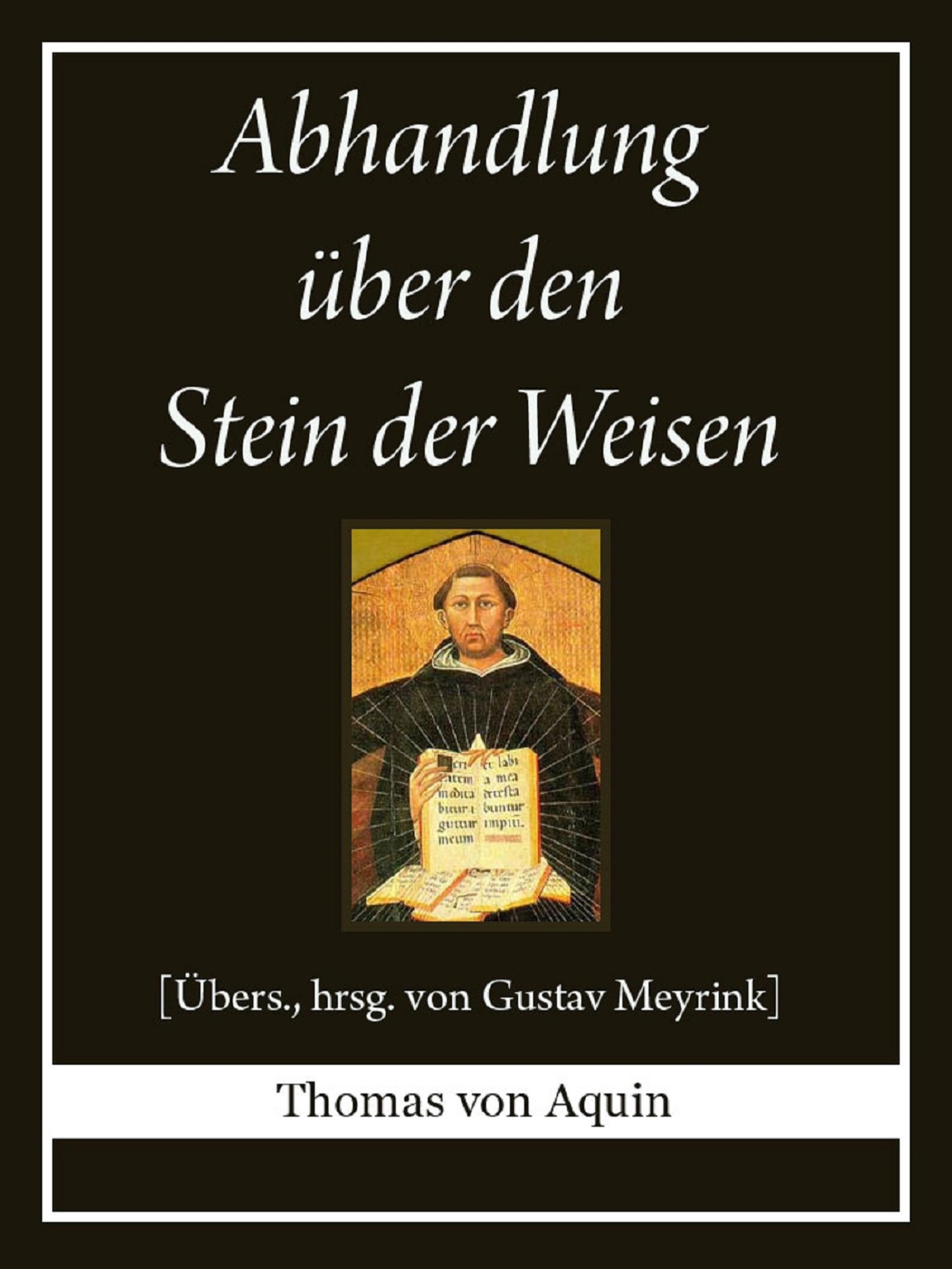 Обложка книги «Abhandlung über den Stein der Weisen»