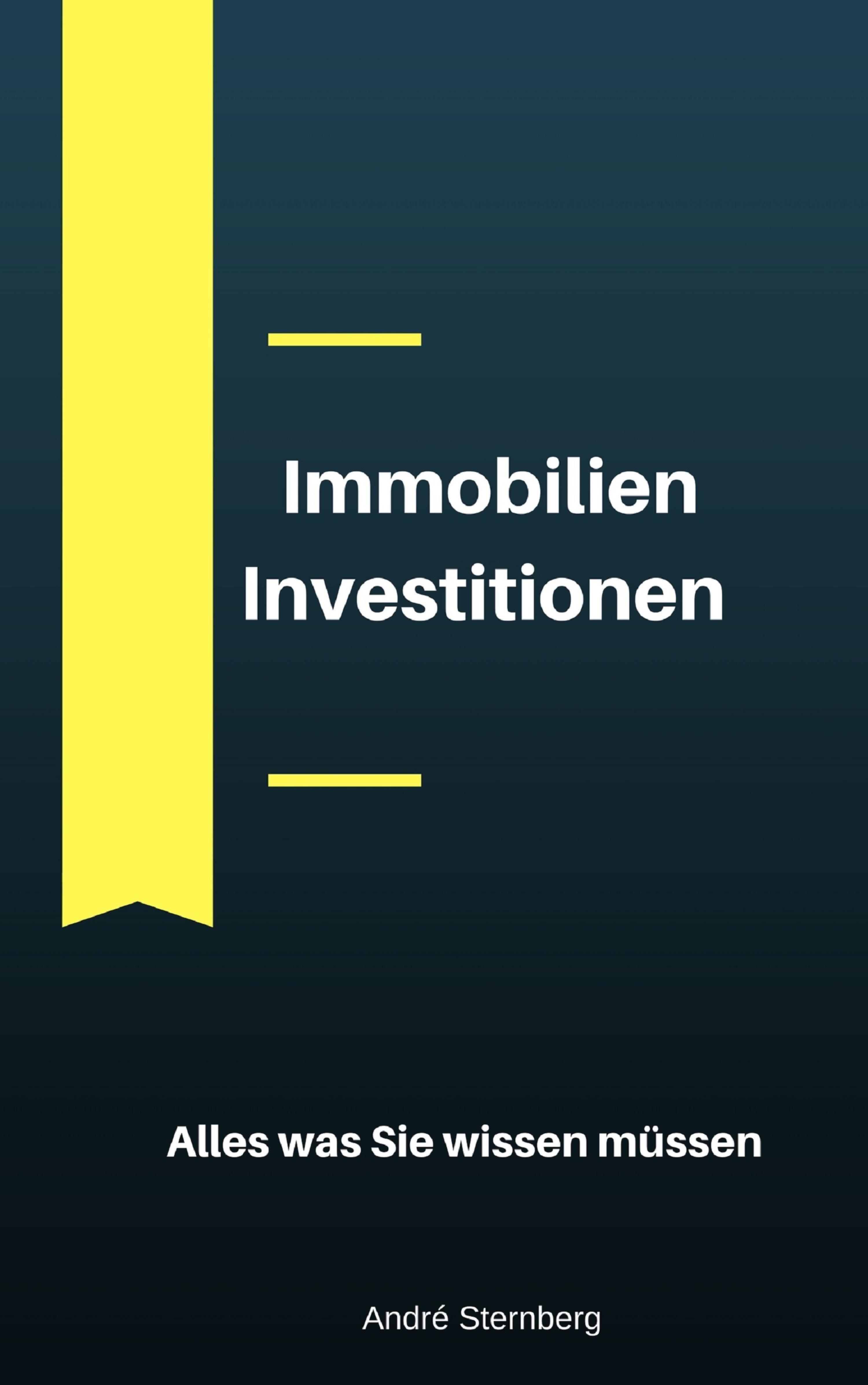 Обложка книги «Immobilien Investitionen»
