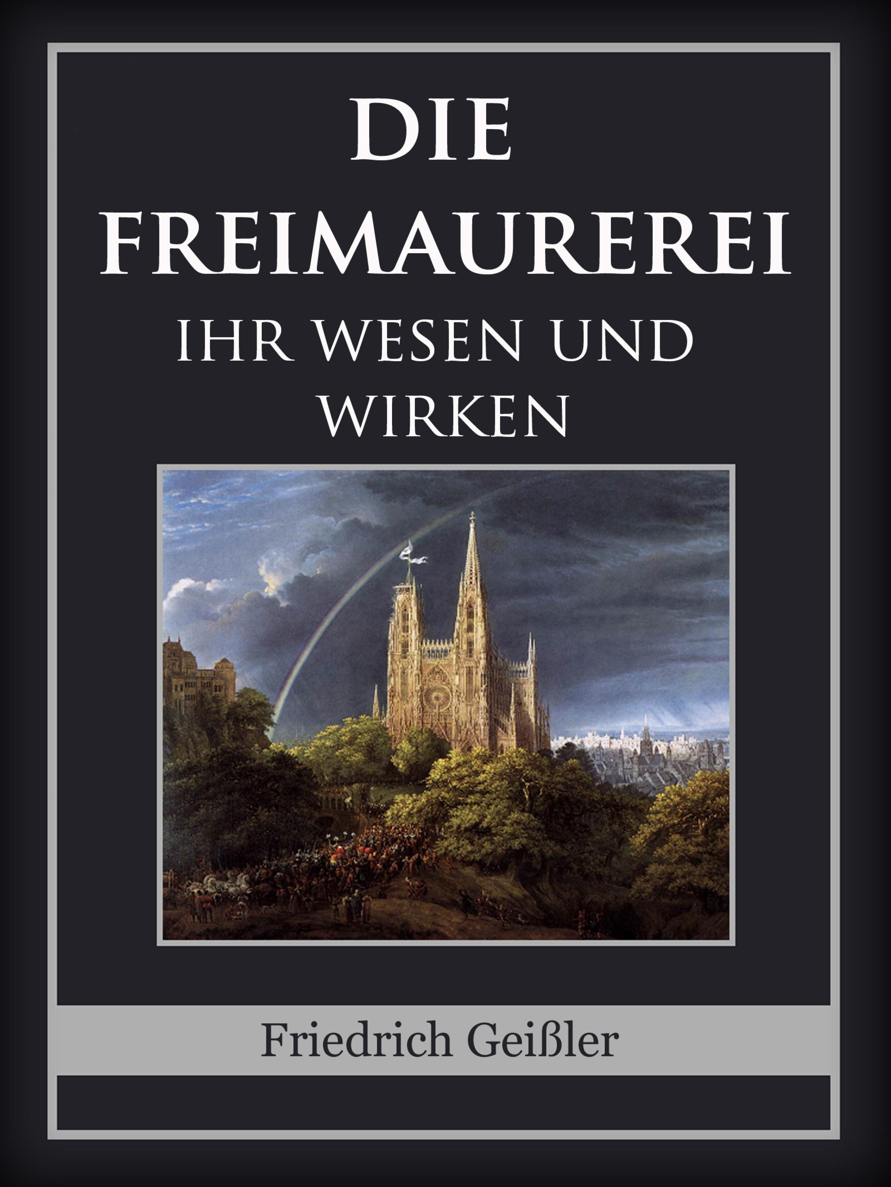 Обложка книги «Die Freimaurerei»