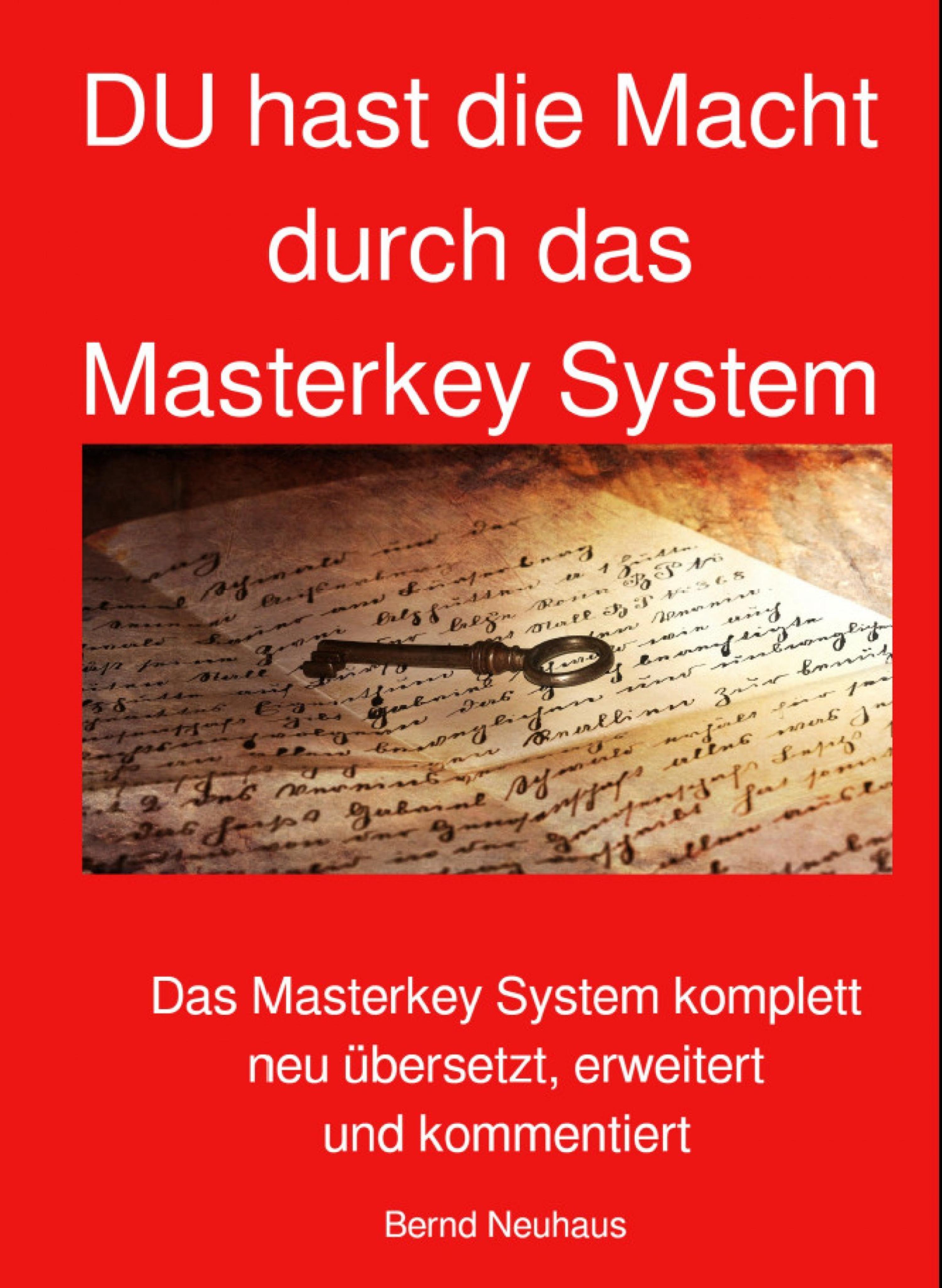 Обложка книги «DU hast die Macht durch das Masterkey System»
