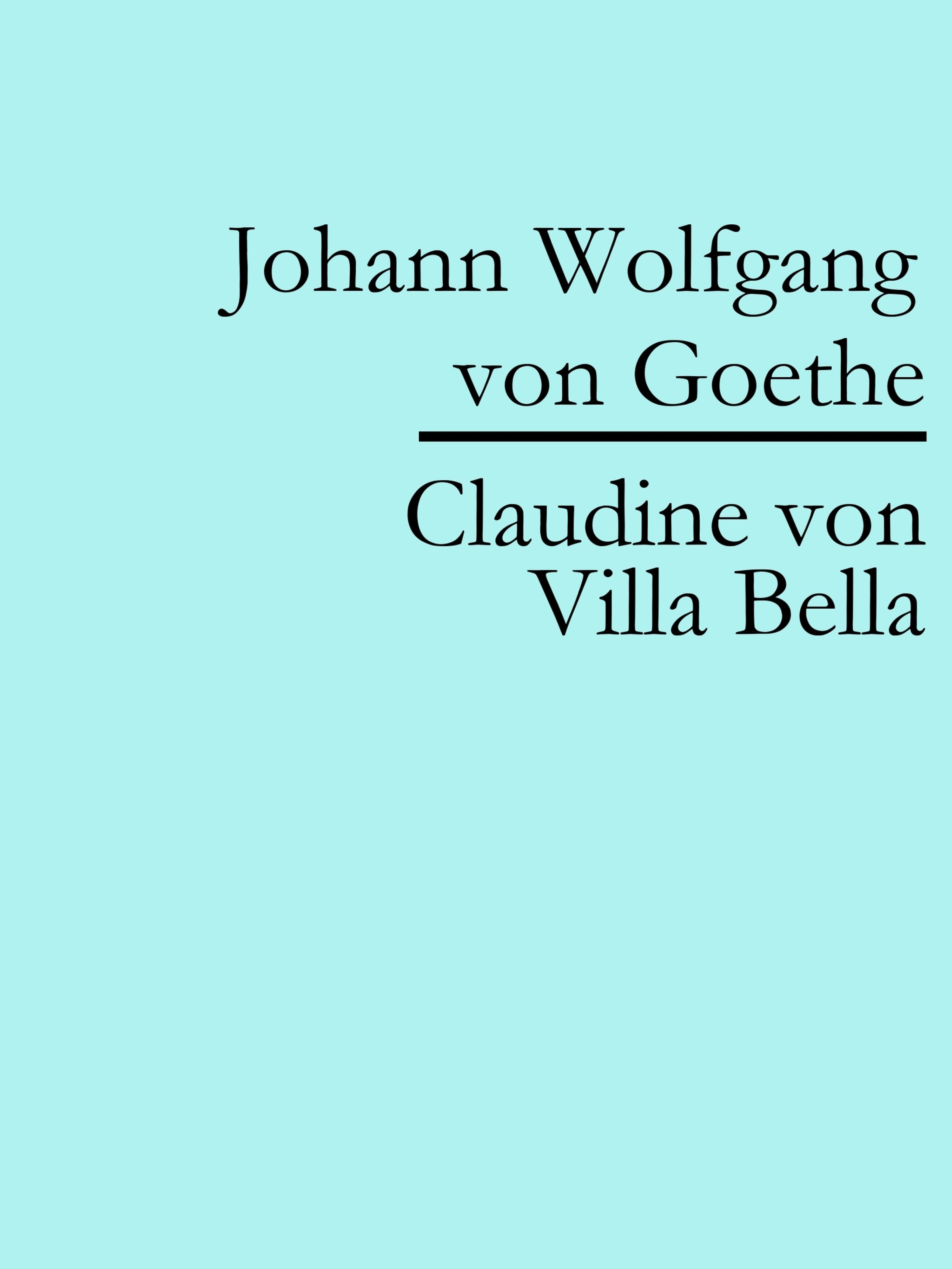 Обложка книги «Claudine von Villa Bella»