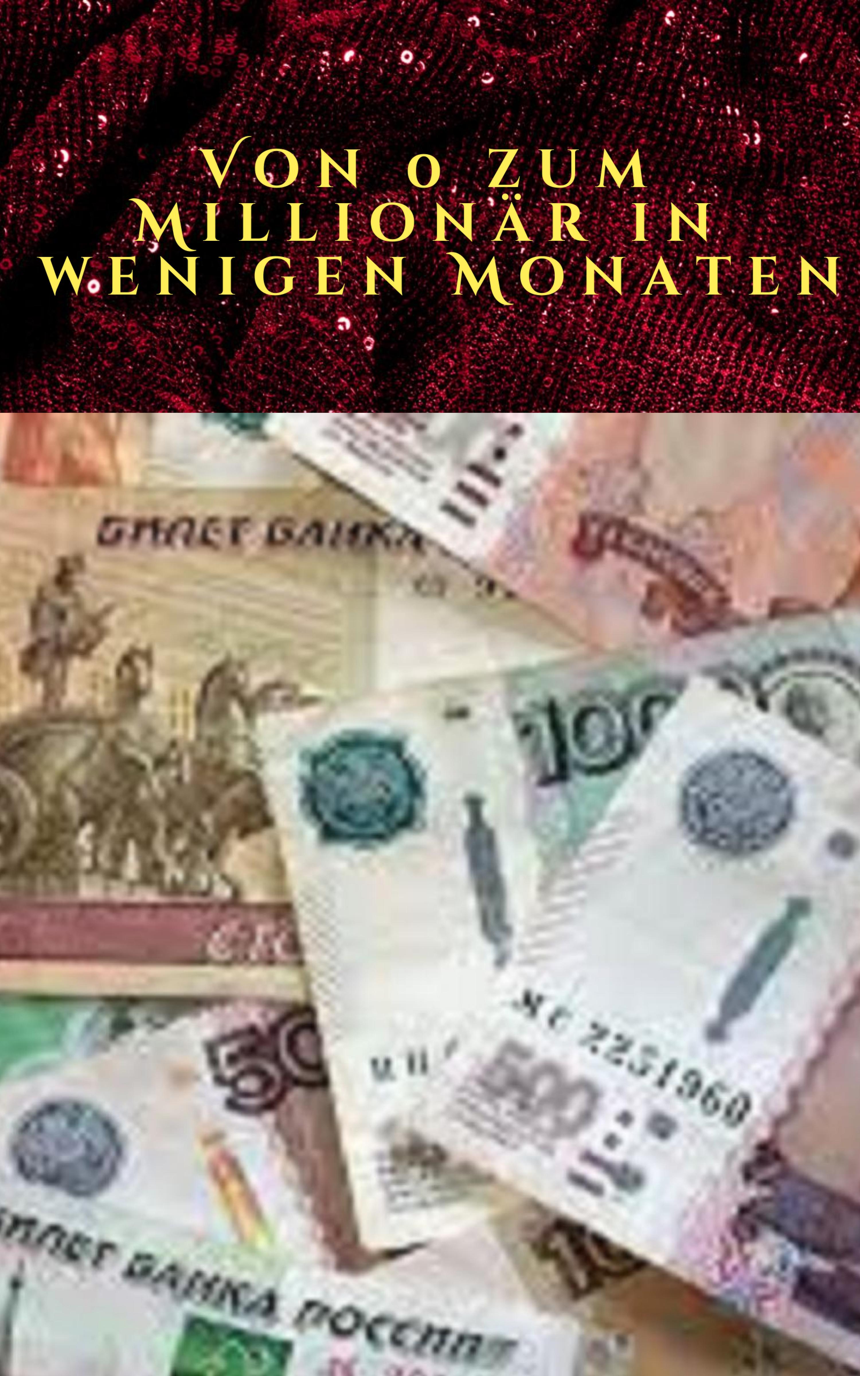 Обложка книги «Von 0 zum Millionär in wenigen Monaten»