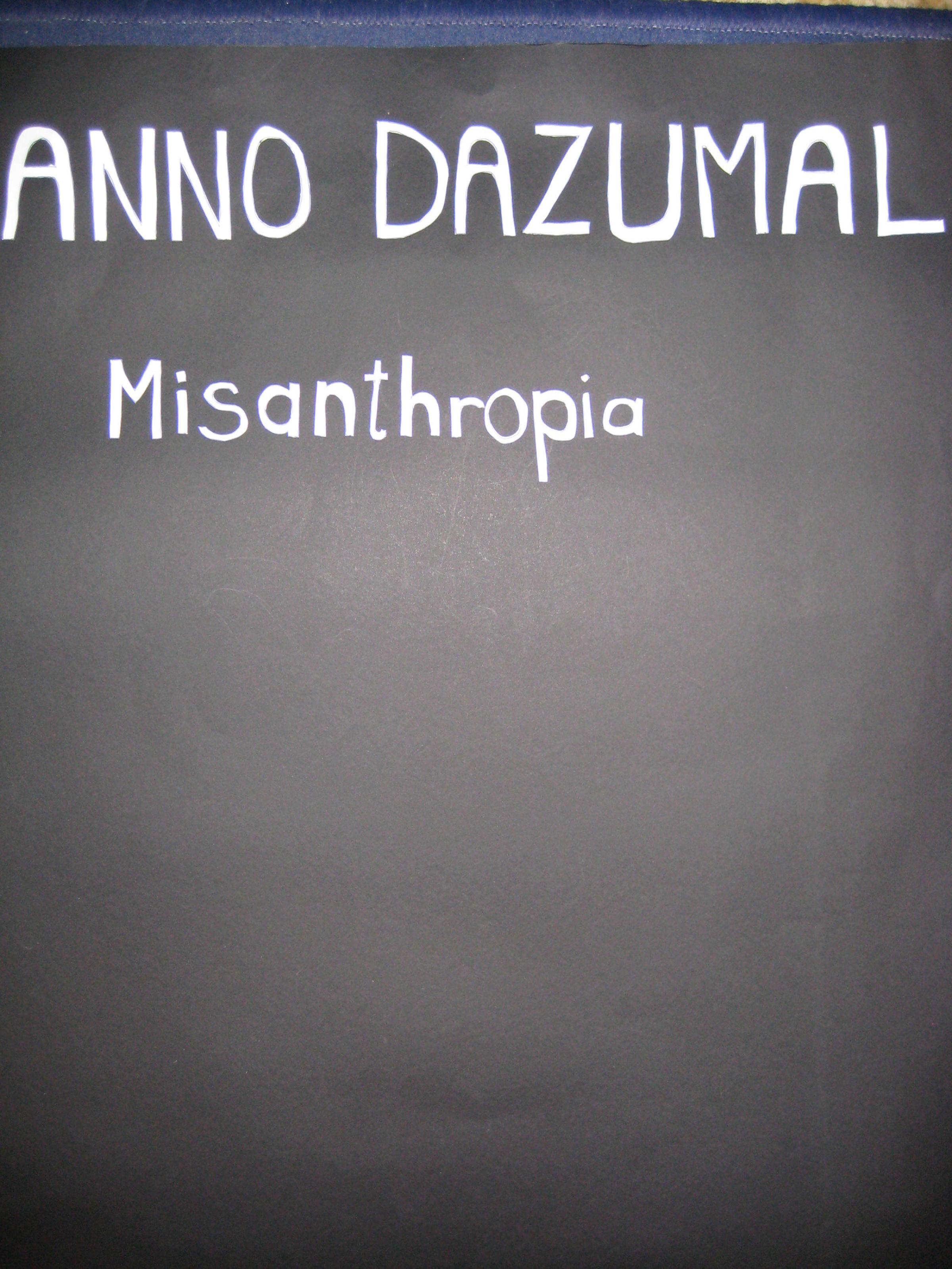 Обложка книги «Misanthropia»