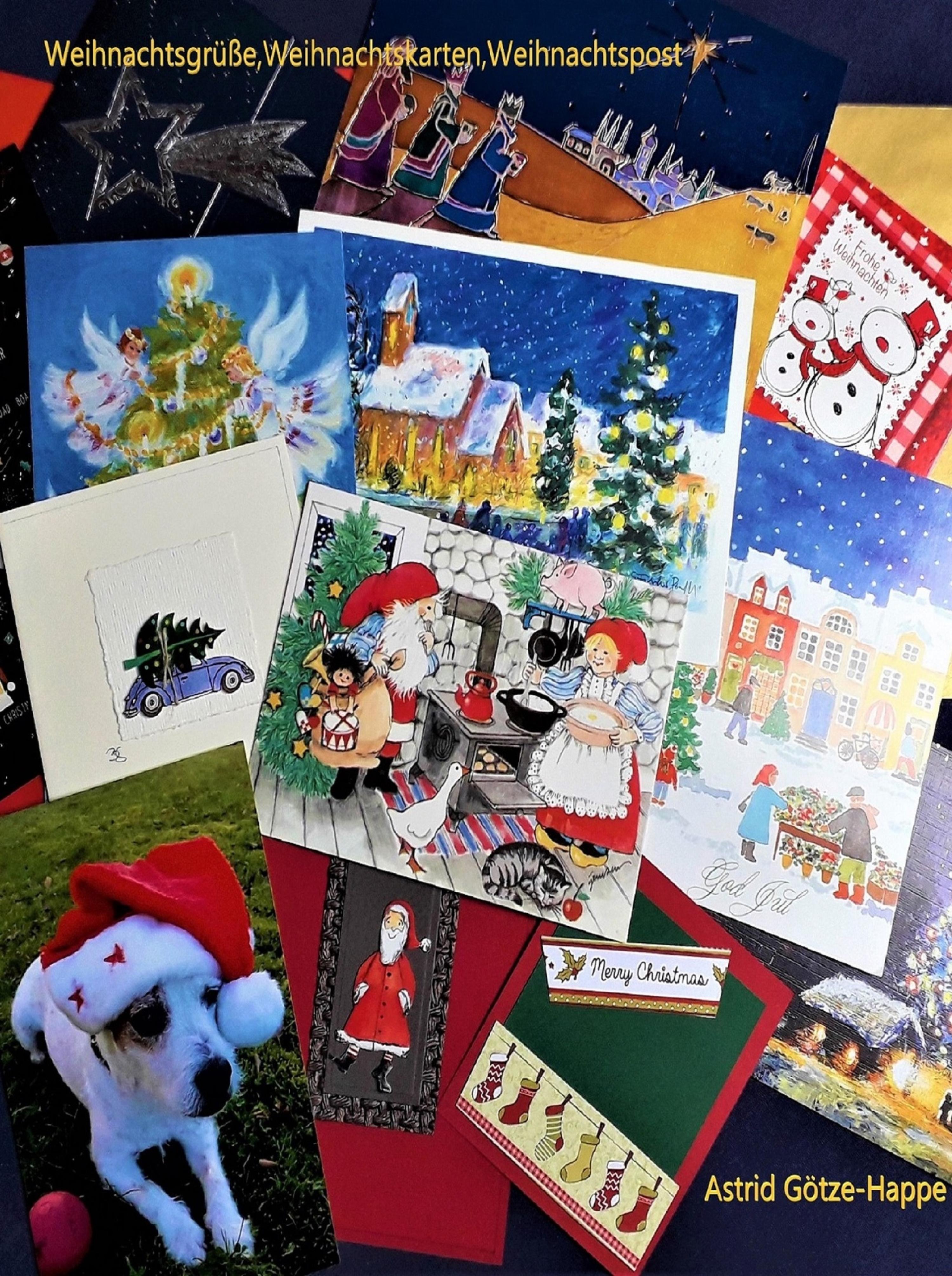 Обложка книги «Weihachtsgrüße, Weihnachtskarten, Weihnachtspost»