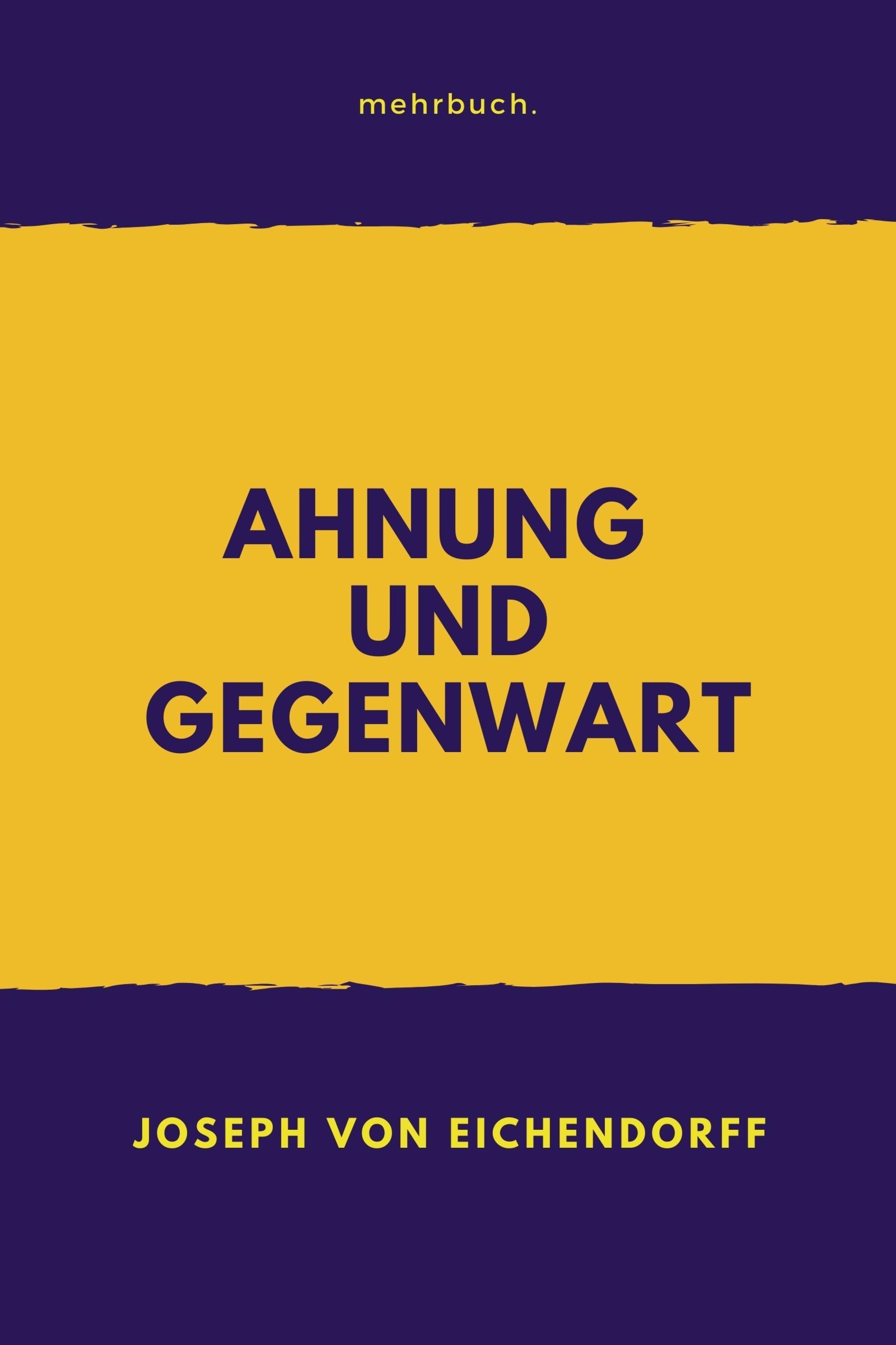 Обложка книги «Ahnung und Gegenwart»