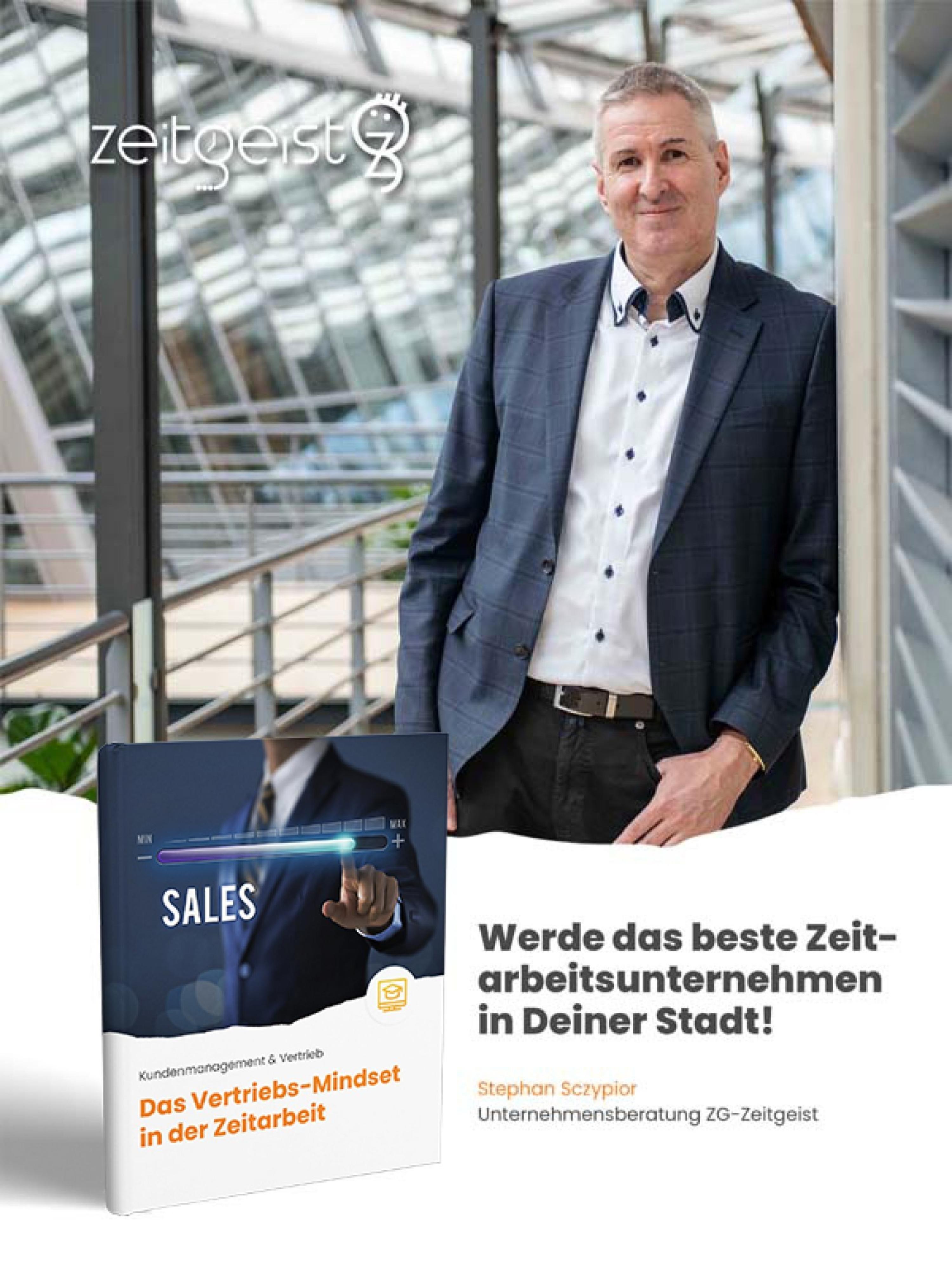 Обложка книги «Das Vertriebs-Mindset in der Zeitarbeit»