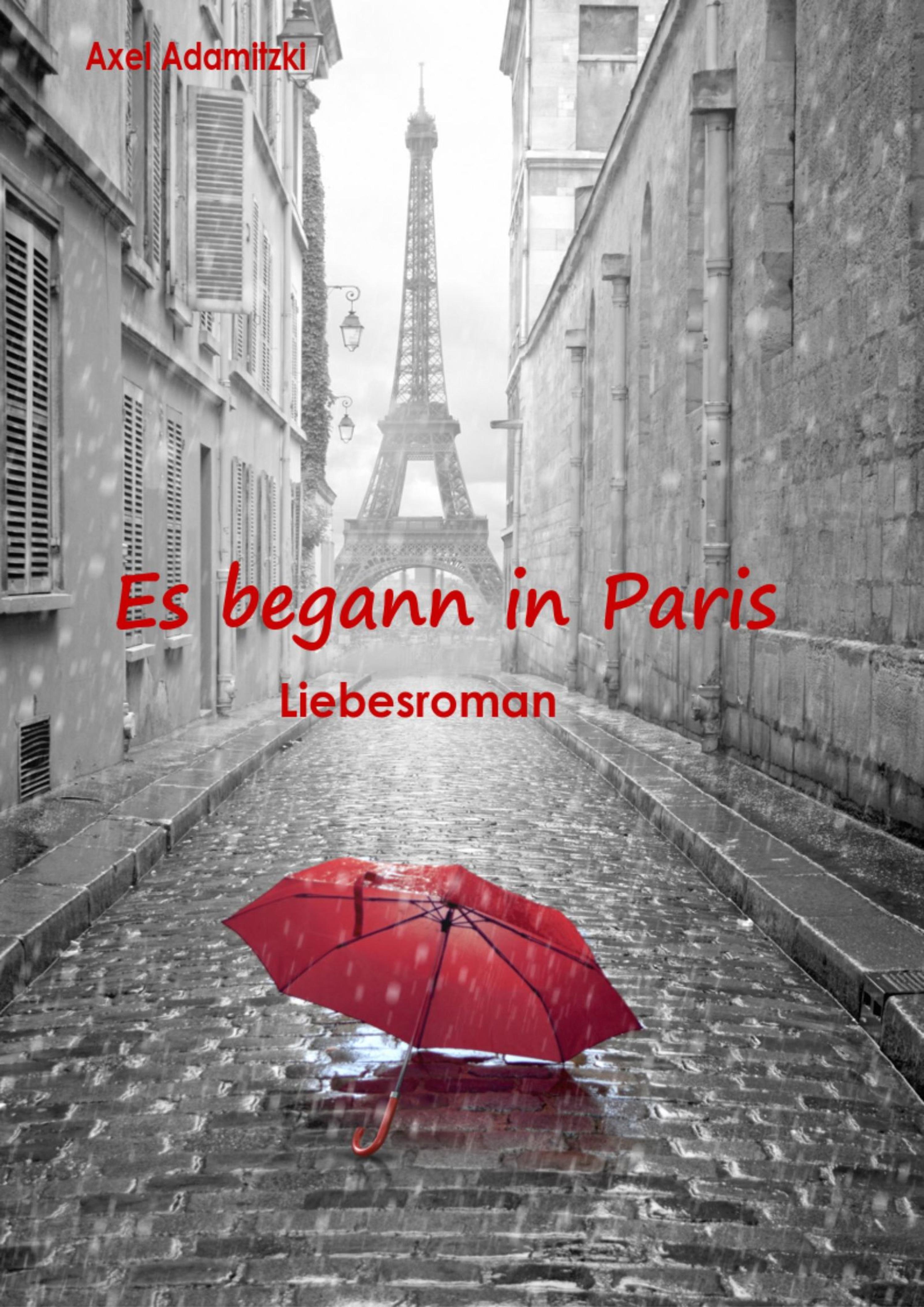 Обложка книги «Es begann in Paris»