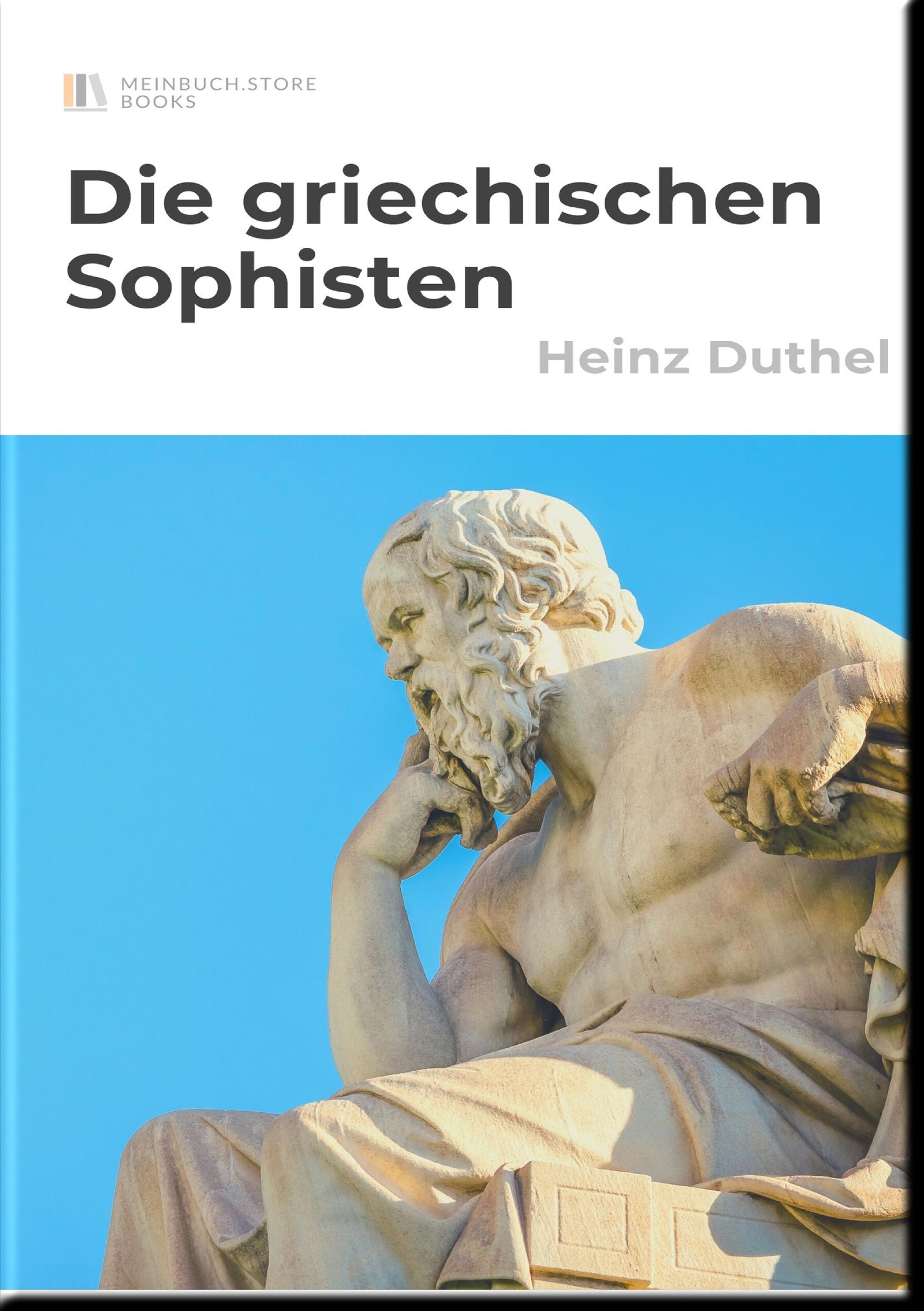 Обложка книги «Die griechischen Sophisten»