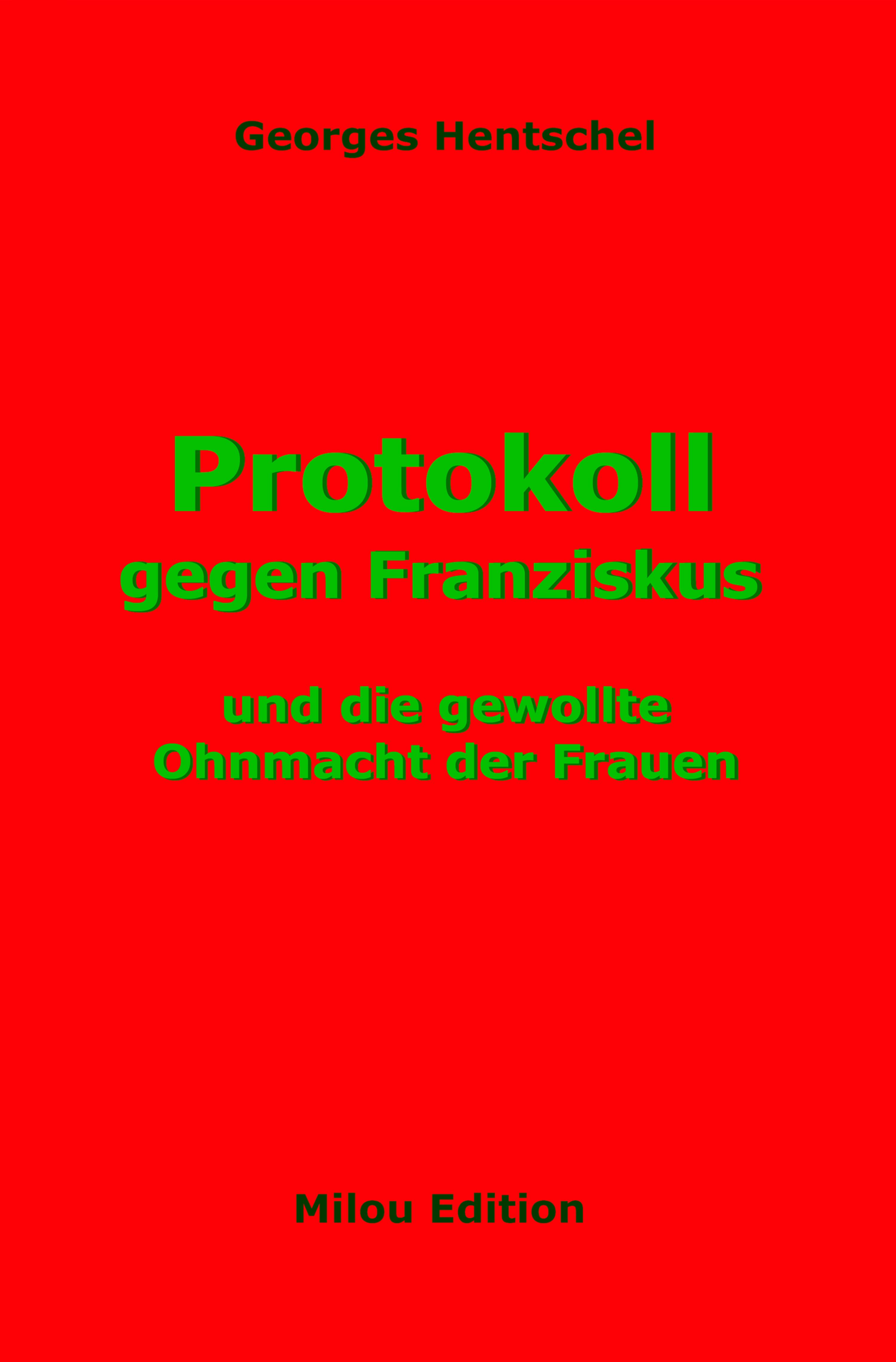 Обложка книги «Protokoll gegen Franziskus»