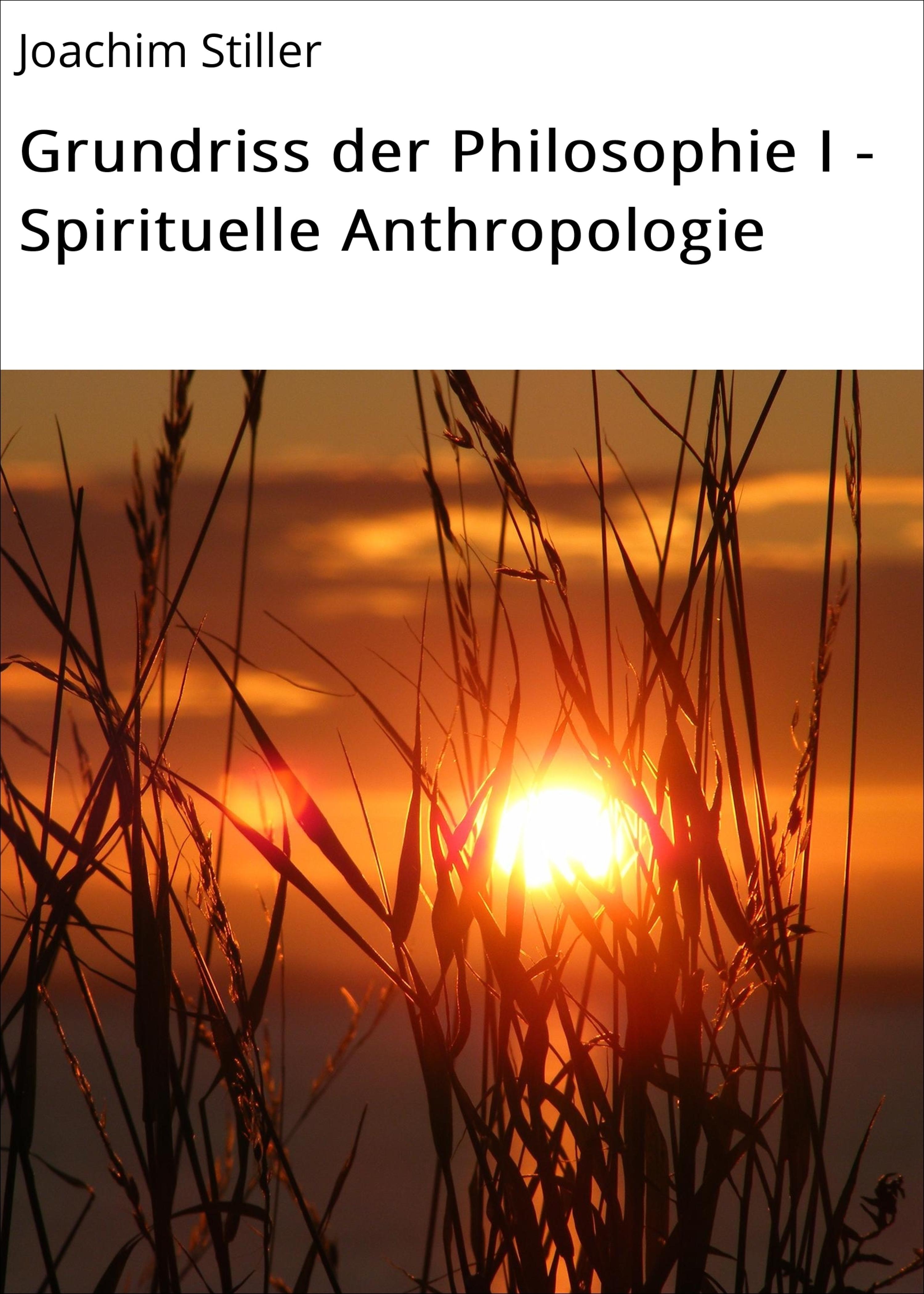 Обложка книги «Grundriss der Philosophie I - Spirituelle Anthropologie»