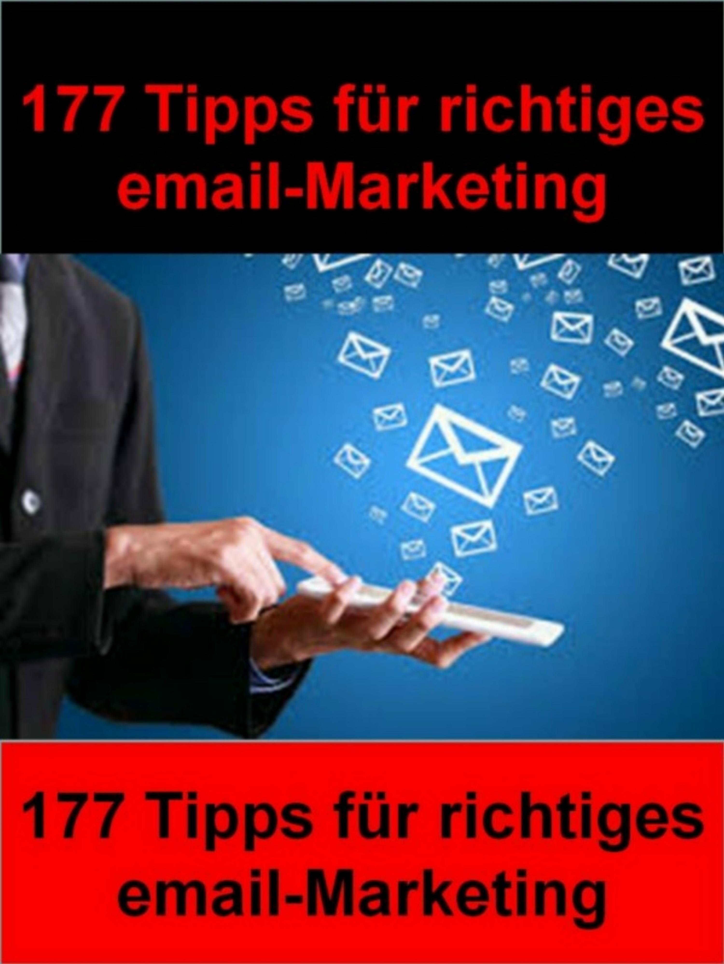 Обложка книги «177 Tipps für richtiges email-Marketing»