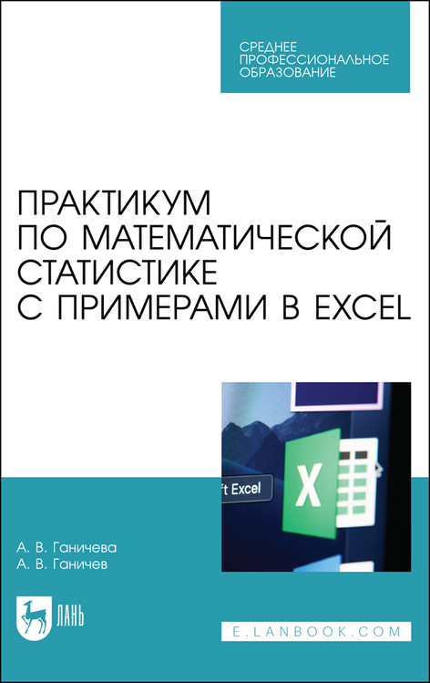Обложка книги «Практикум по математической статистике с примерами в Excel»