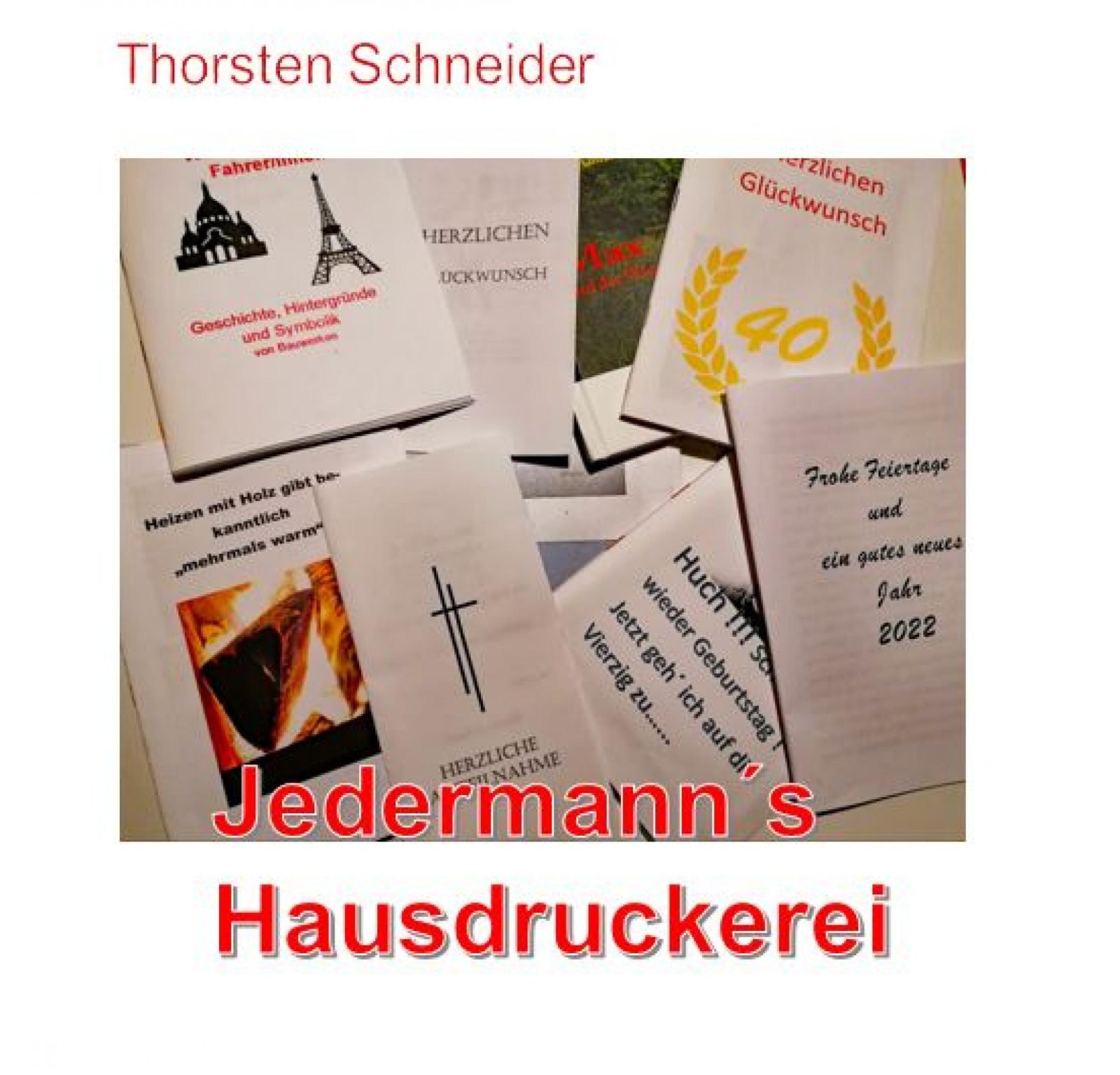 Обложка книги «Jedermann´s Hausdruckerei»