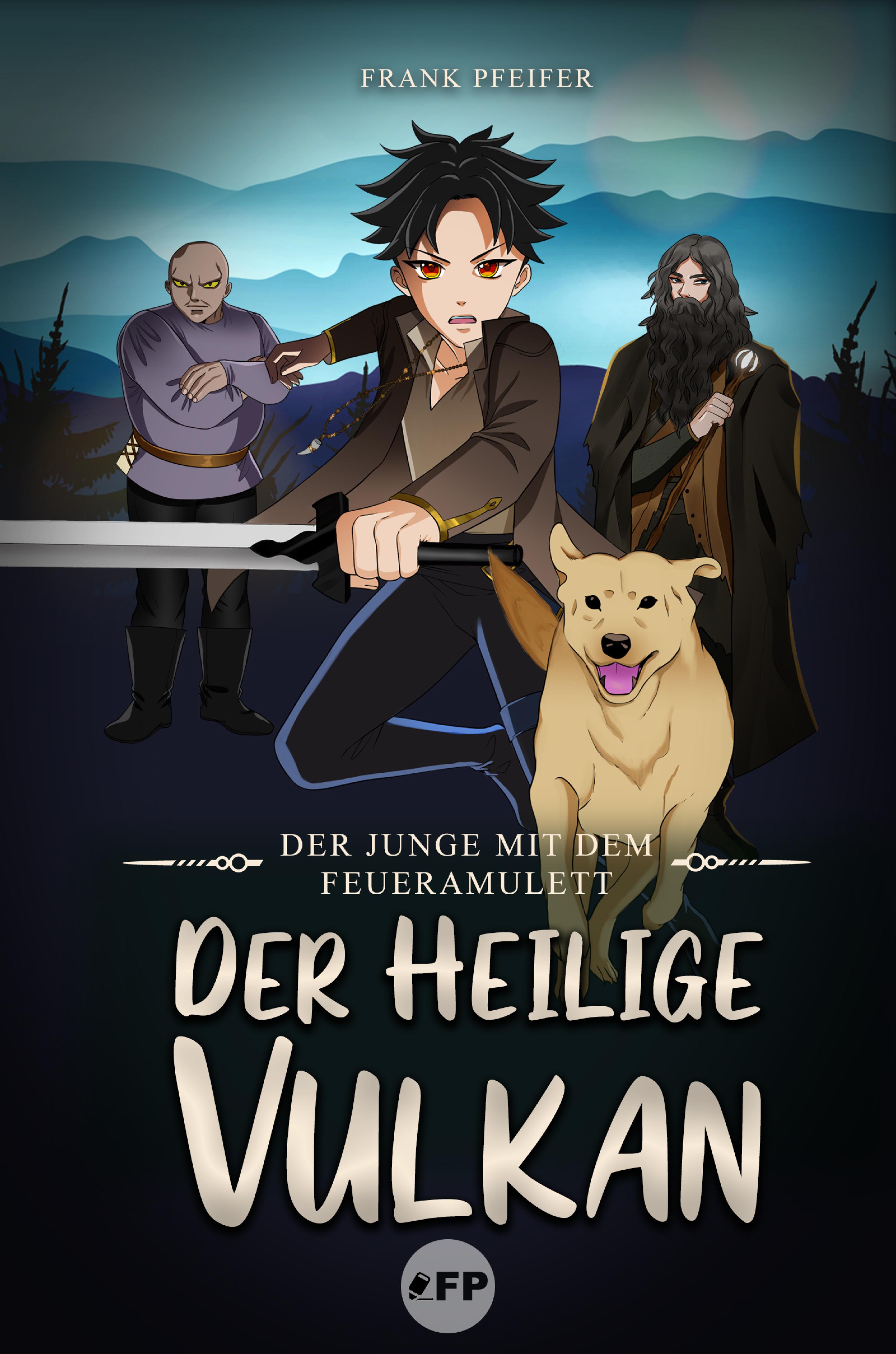 Обложка книги «Der Junge mit dem Feueramulett: Der heilige Vulkan»