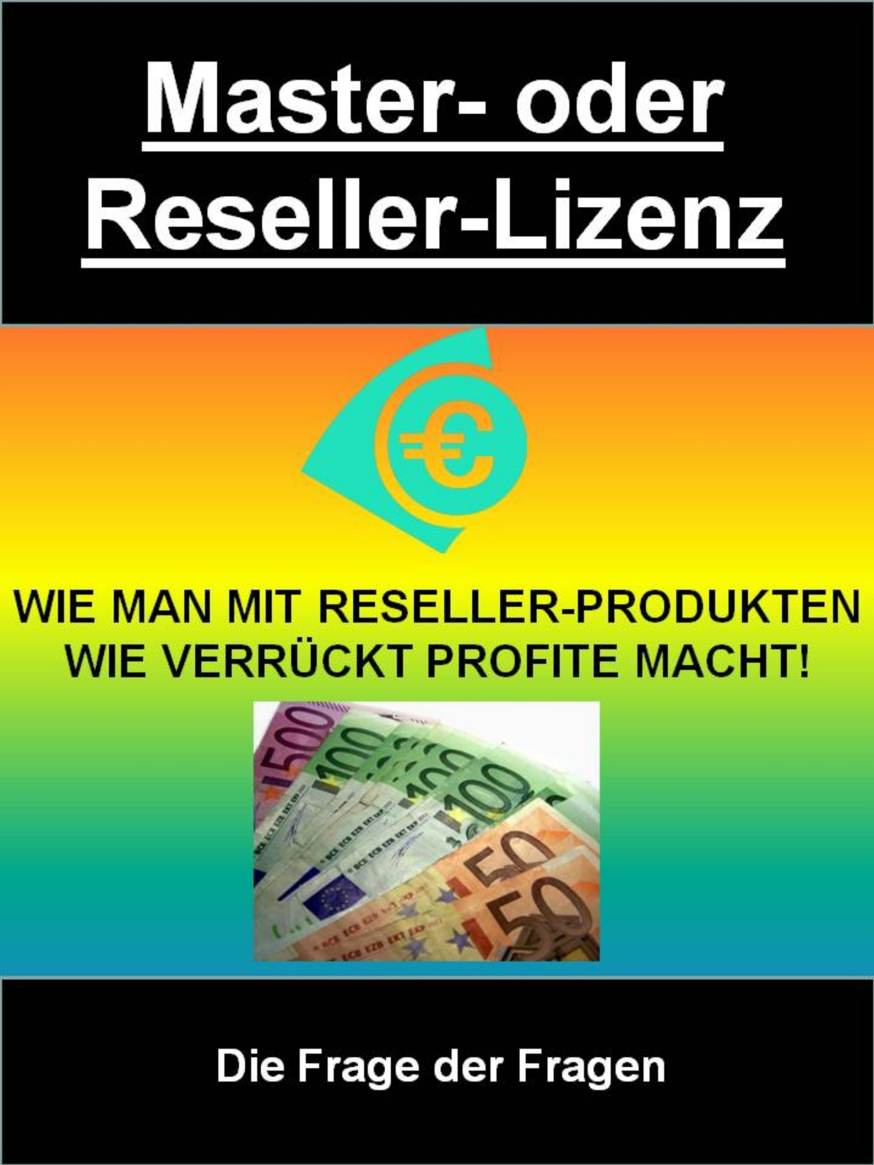 Обложка книги «Master- oder Reseller-Lizenz»