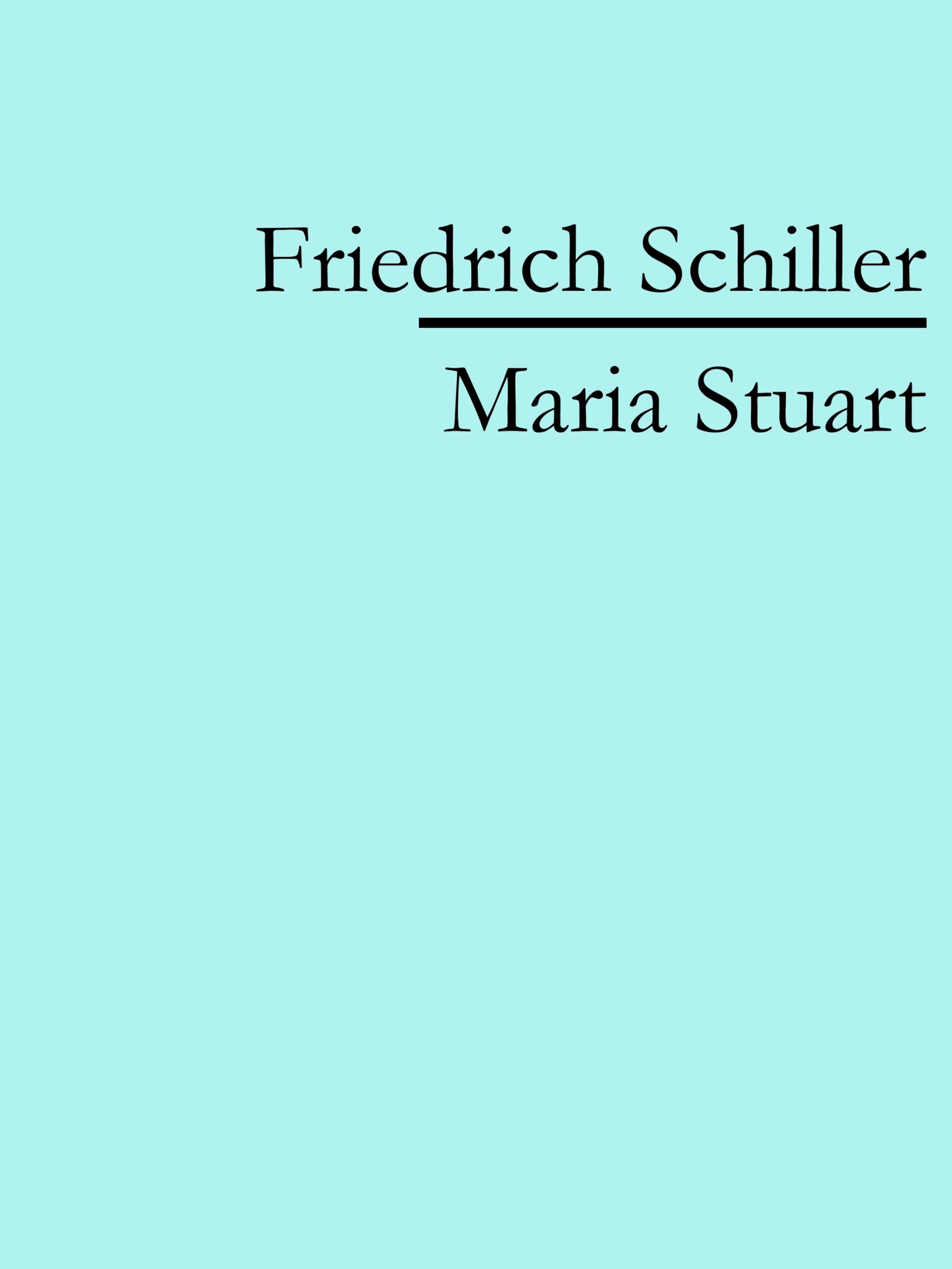 Обложка книги «Maria Stuart»