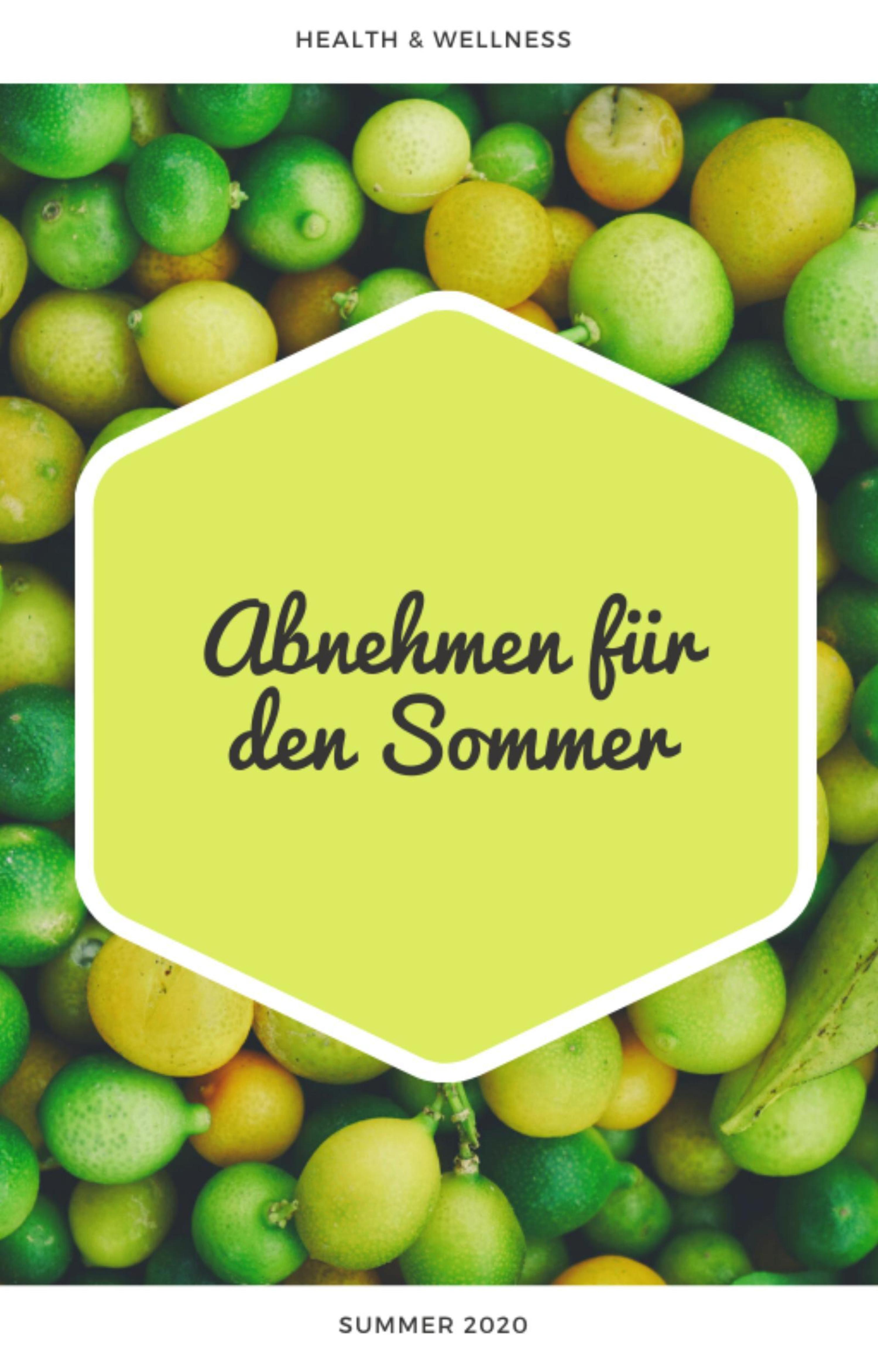 Обложка книги «Abnehmen für den Sommer»