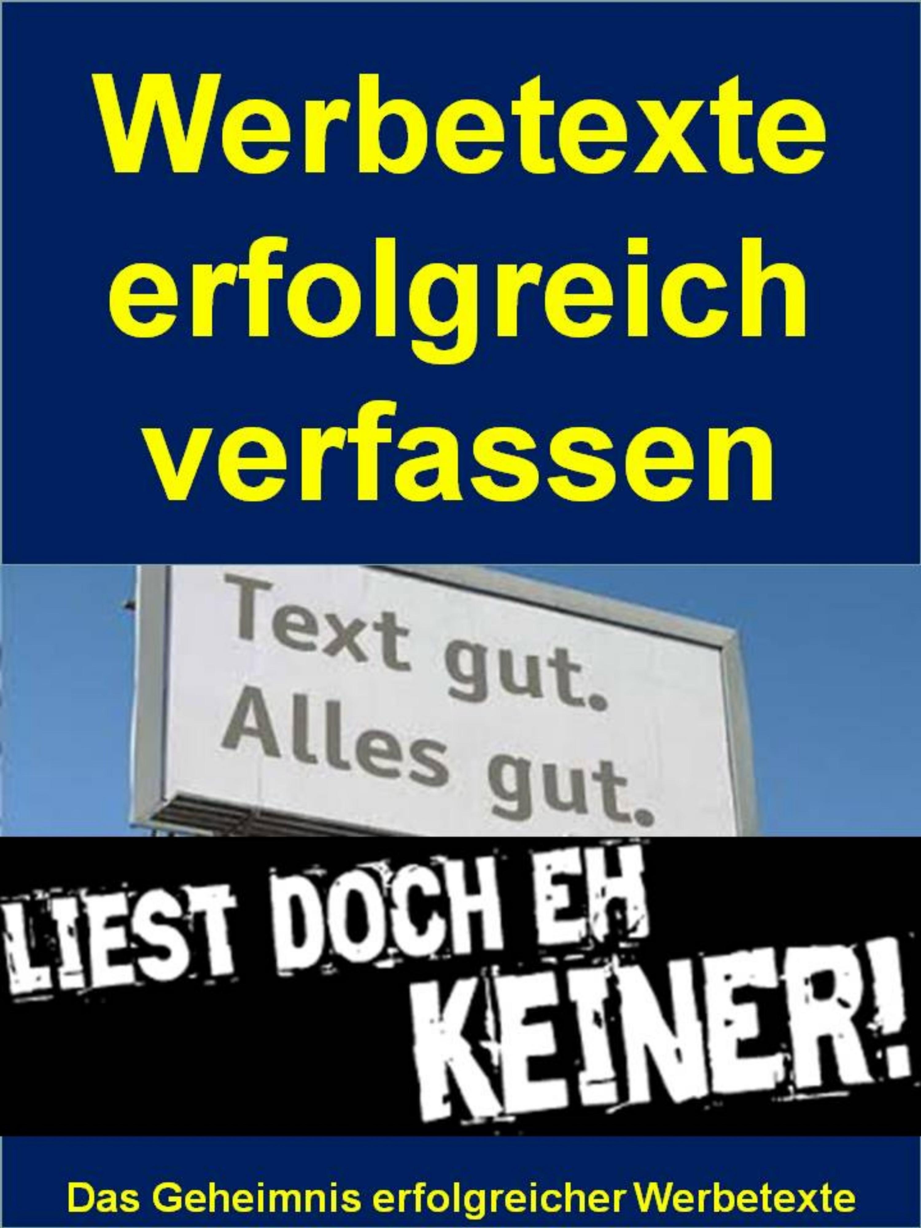 Обложка книги «Werbetexte erfolgreich verfassen»