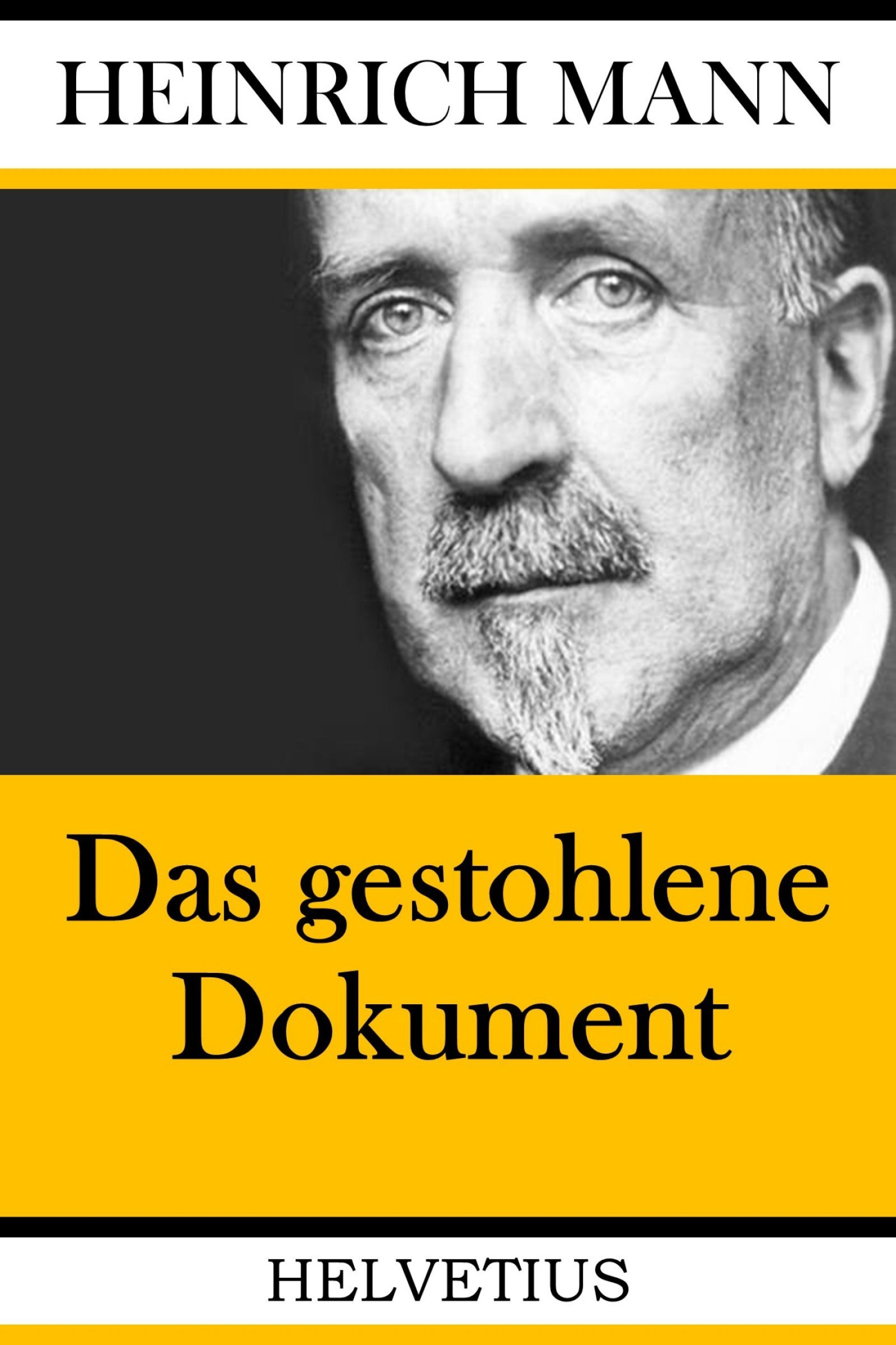 Обложка книги «Das gestohlene Dokument»