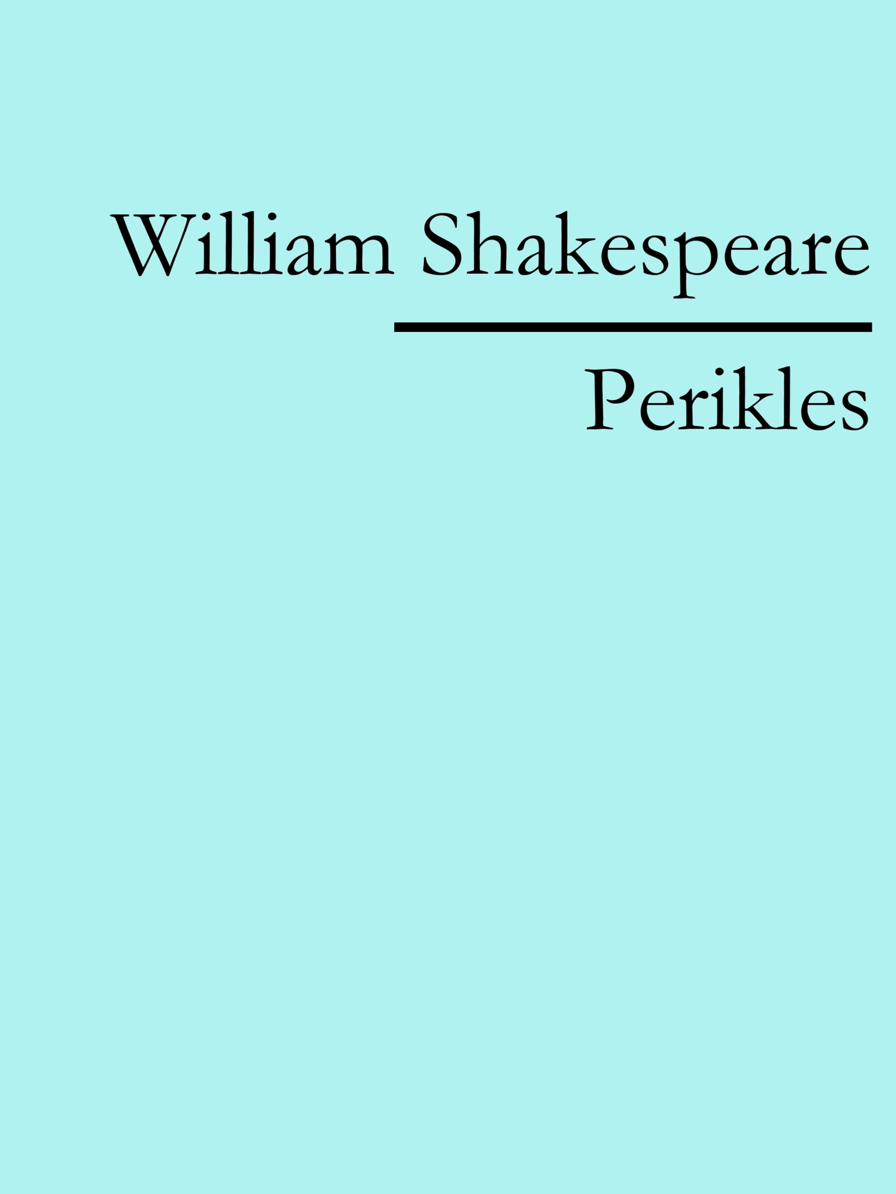 Обложка книги «Perikles»
