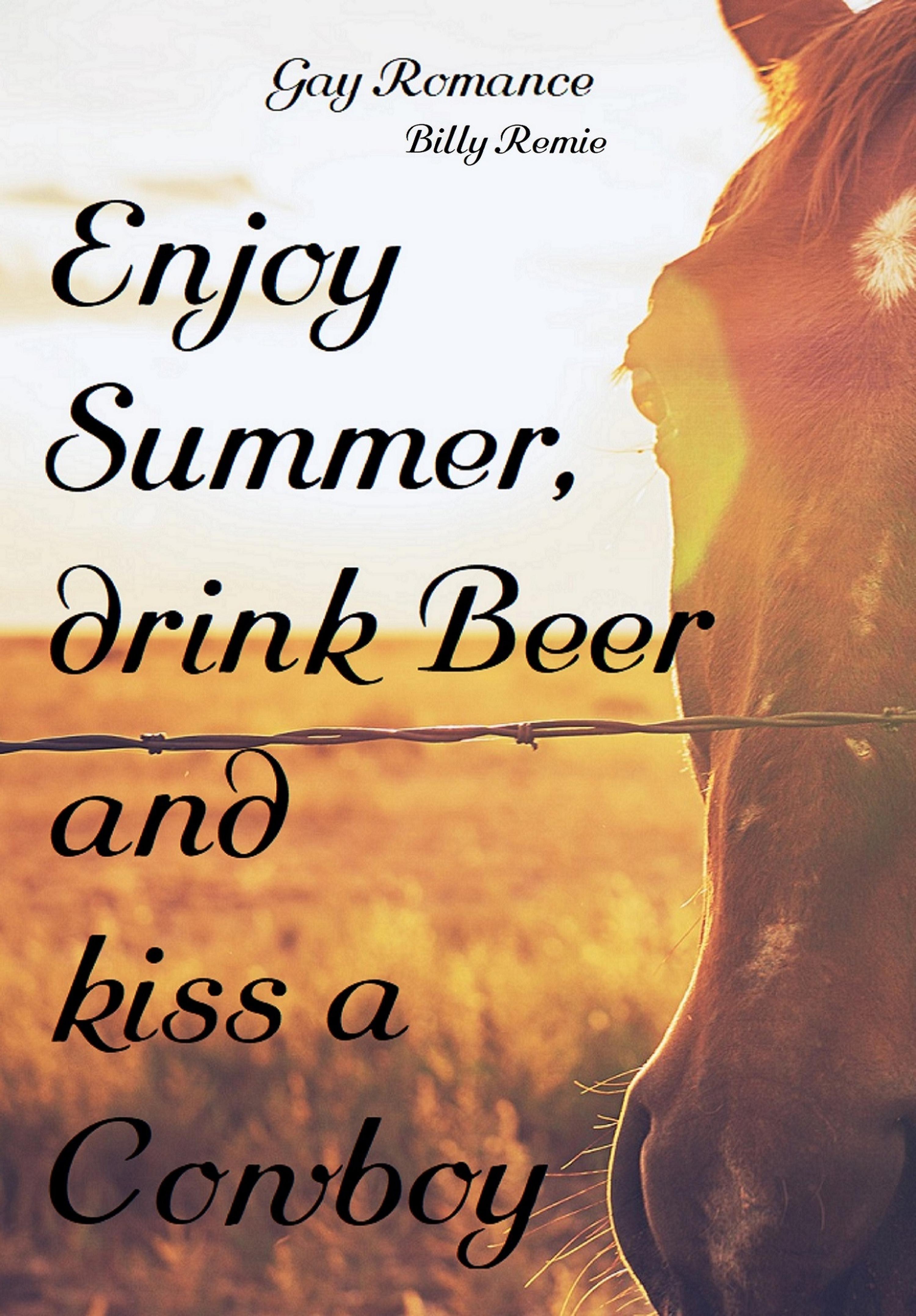 Обложка книги «Enjoy Summer, drink Beer and kiss a Cowboy»