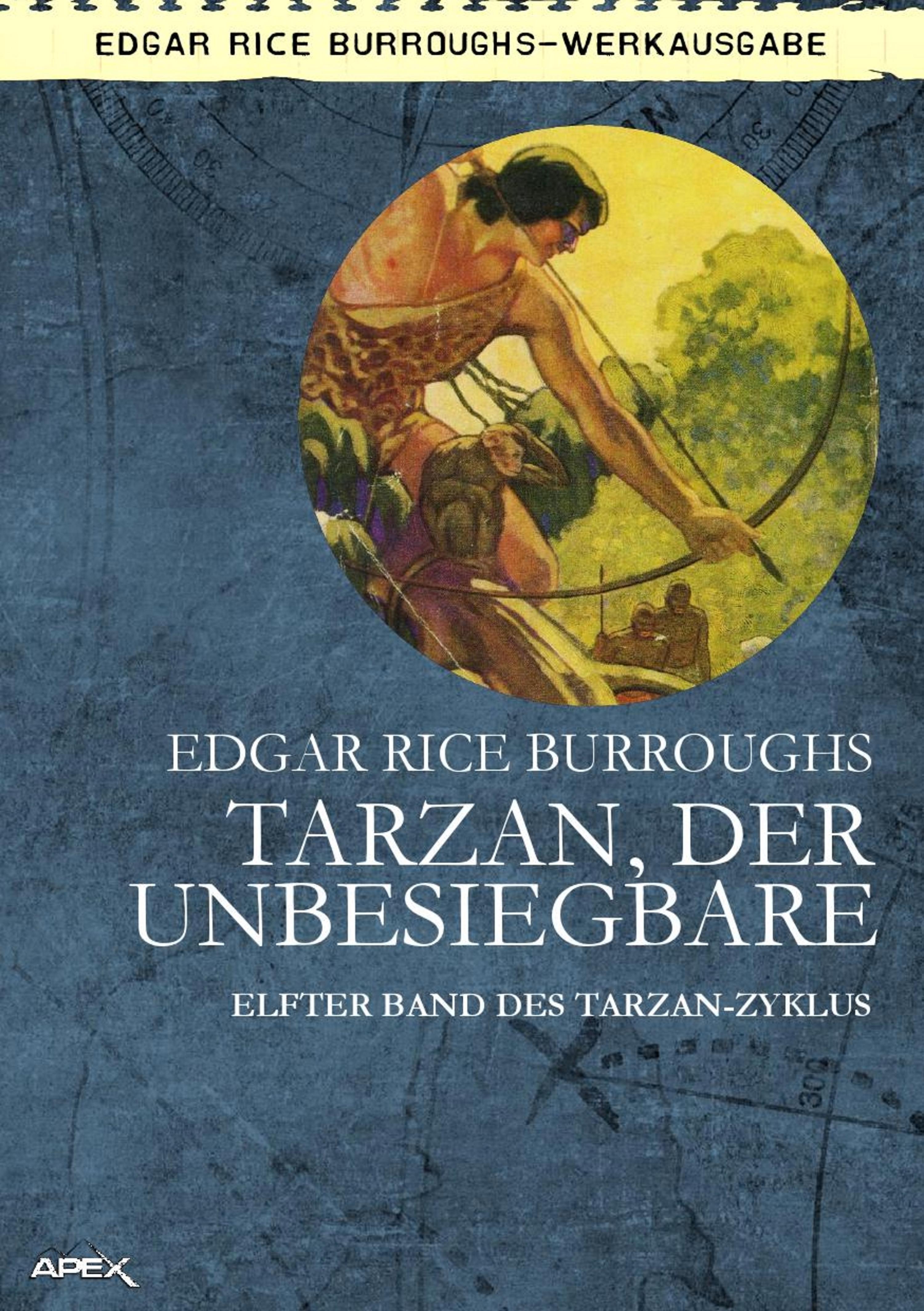 Обложка книги «TARZAN, DER UNBESIEGBARE»