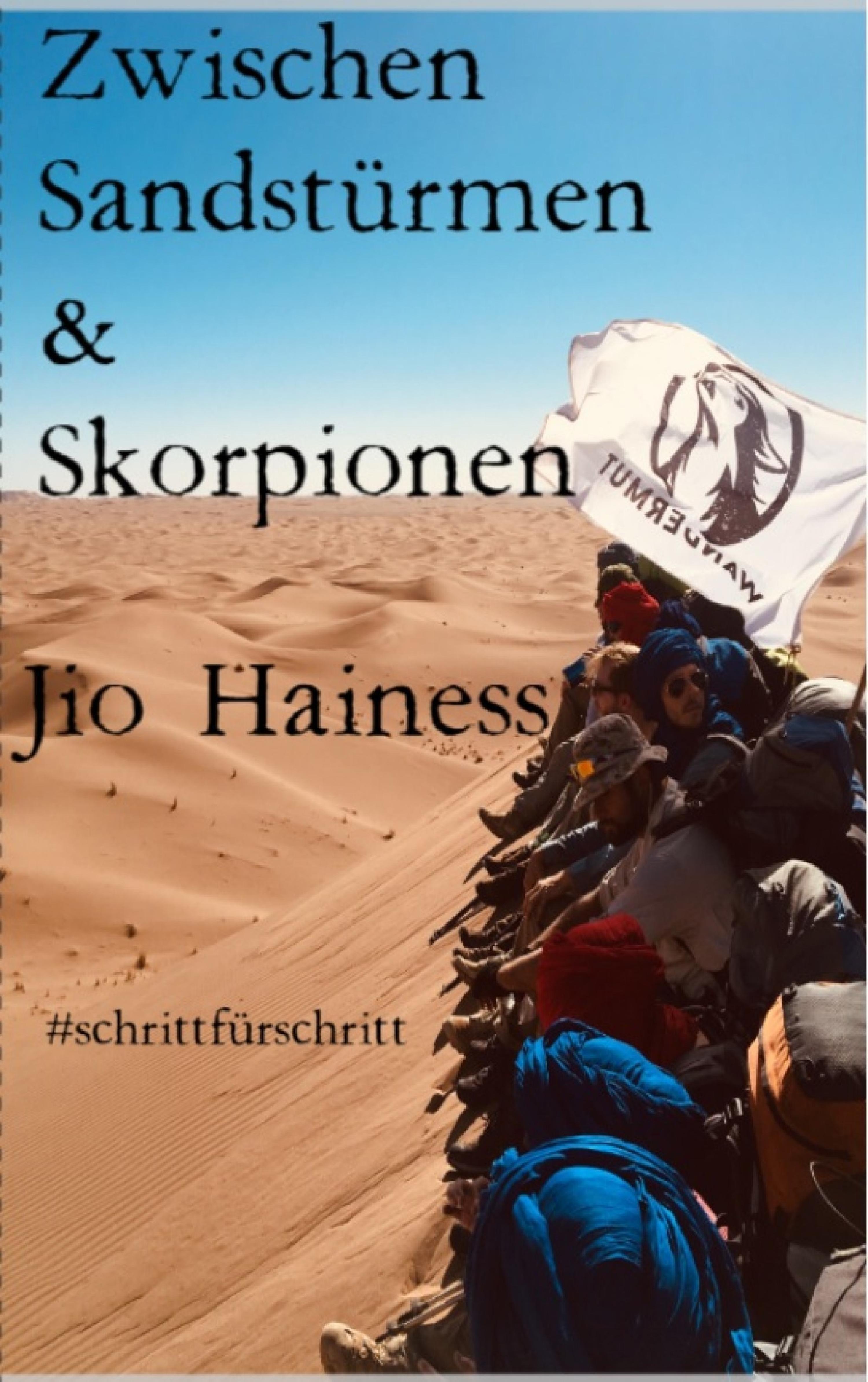 Обложка книги «Zwischen Sandstürmen & Skorpionen»
