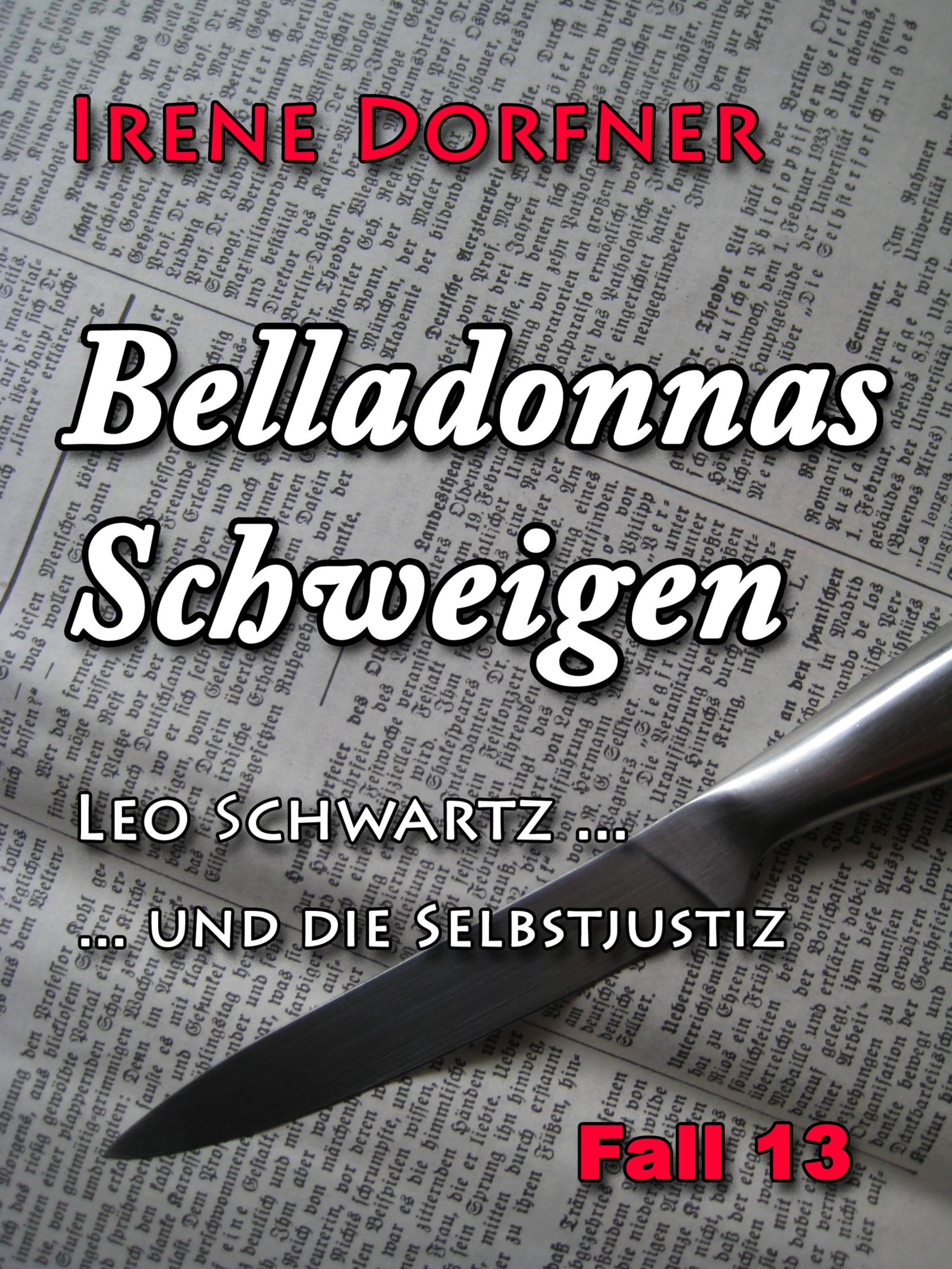 Обложка книги «Belladonnas Schweigen»