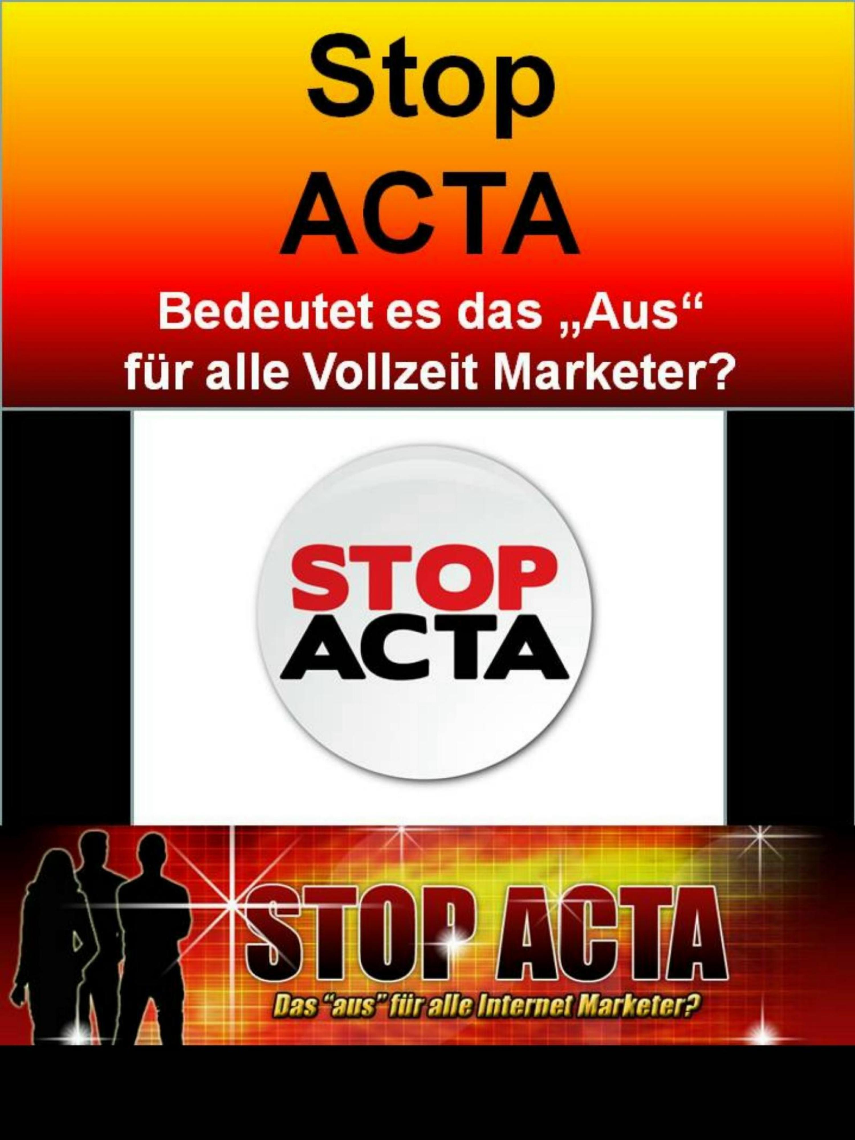 Обложка книги «Stop ACTA»