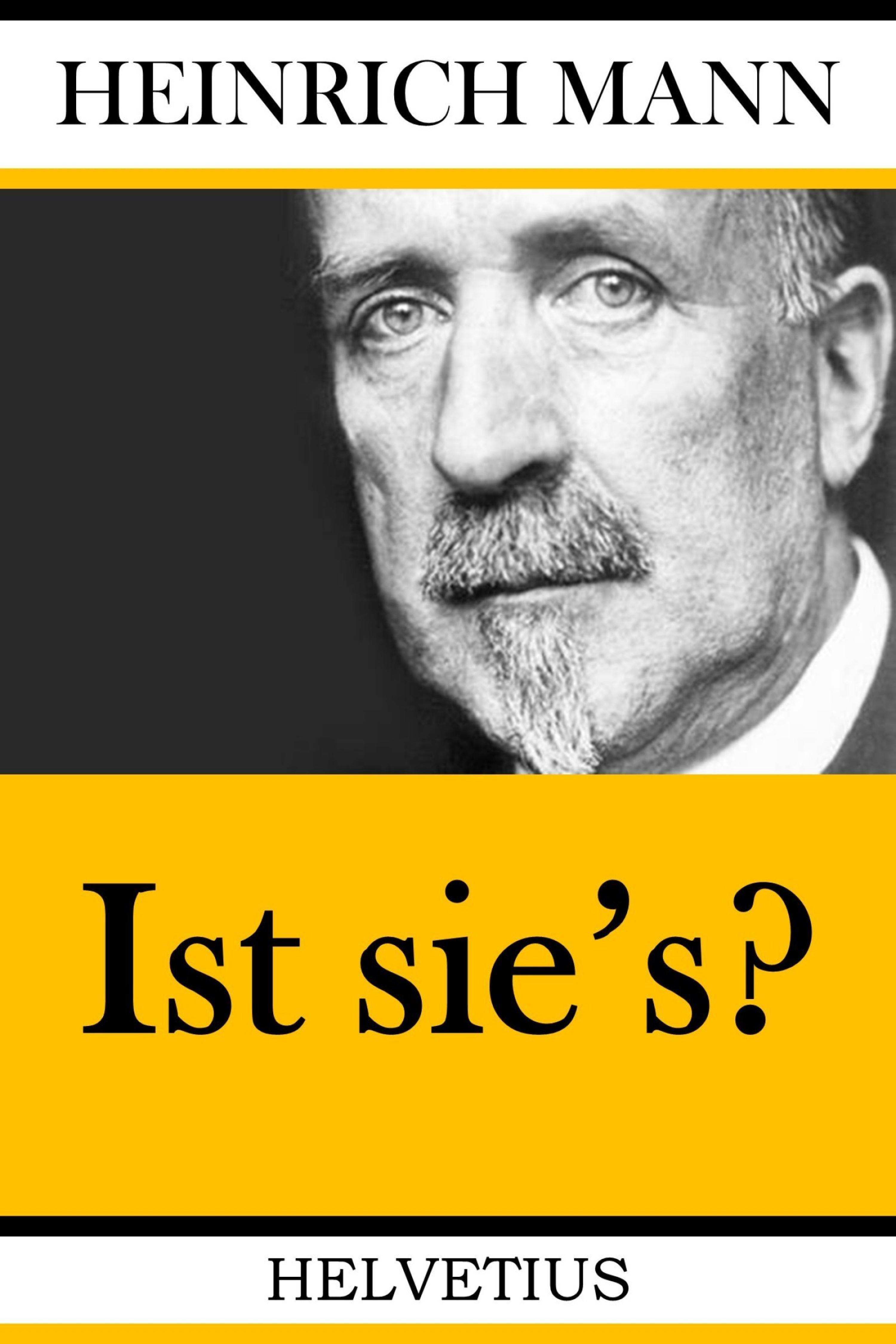 Обложка книги «Ist sie's?»