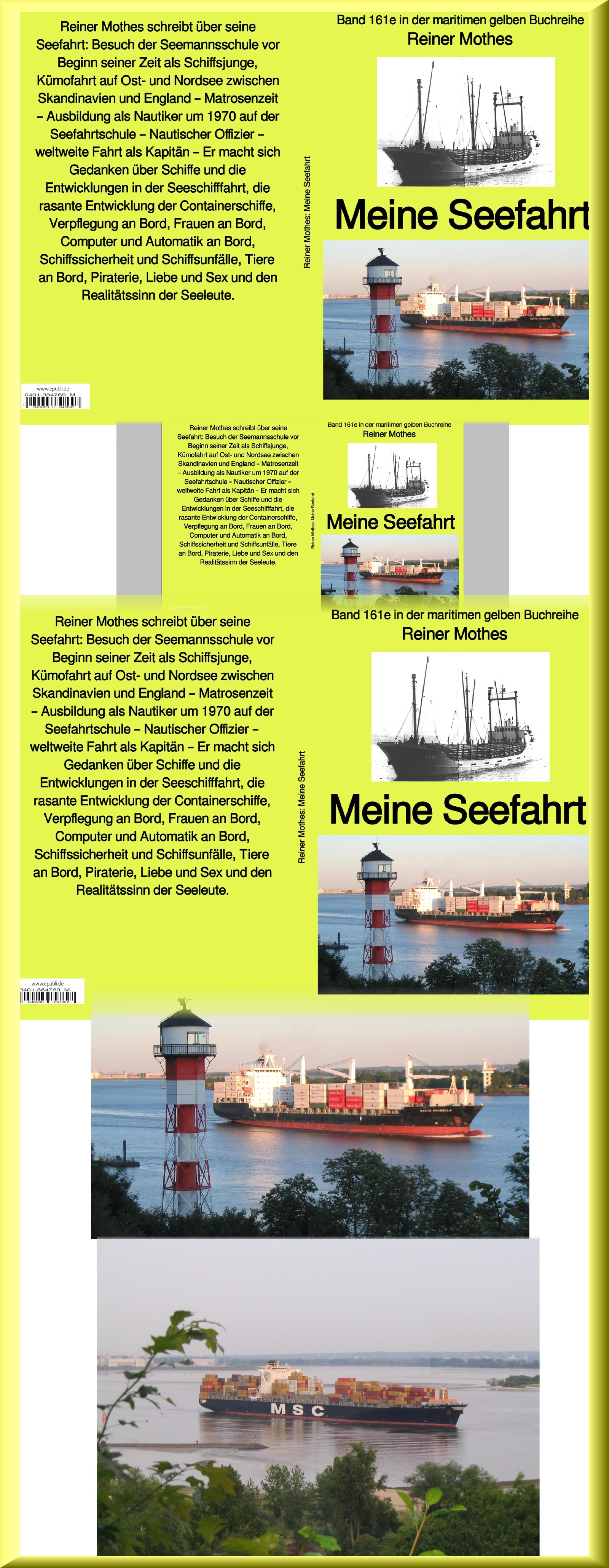 Обложка книги «Reiner Mothes: Meine Seefahrt»