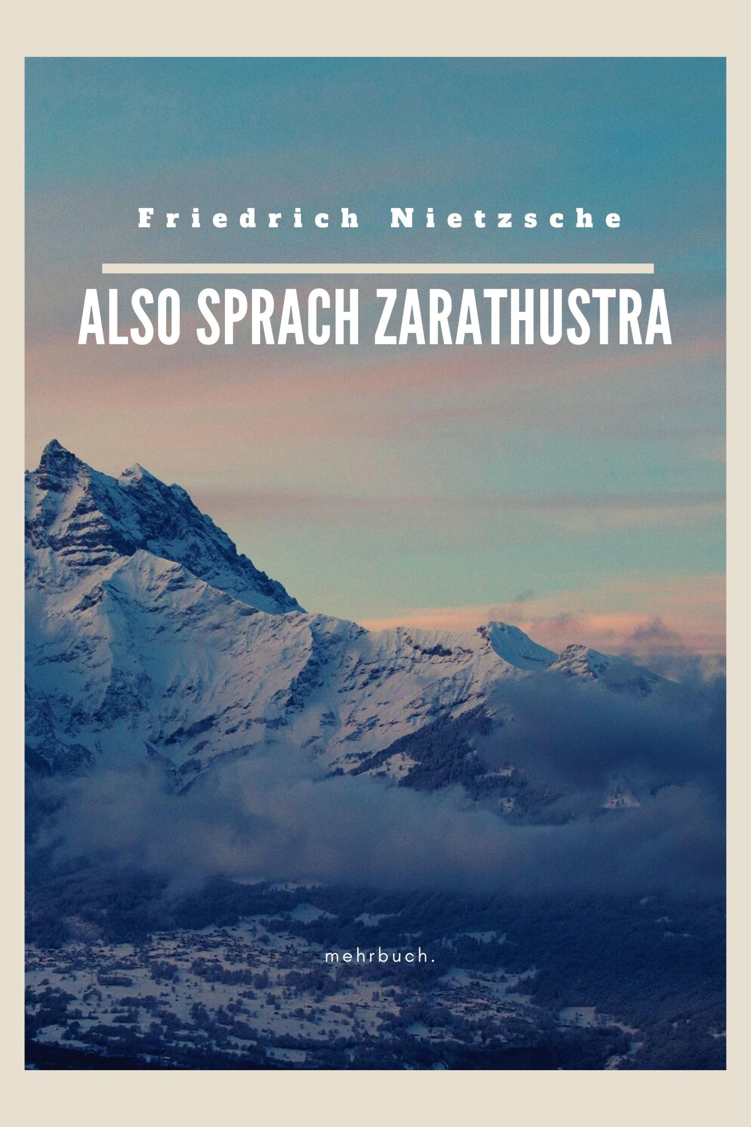 Обложка книги «Also sprach Zarathustra»