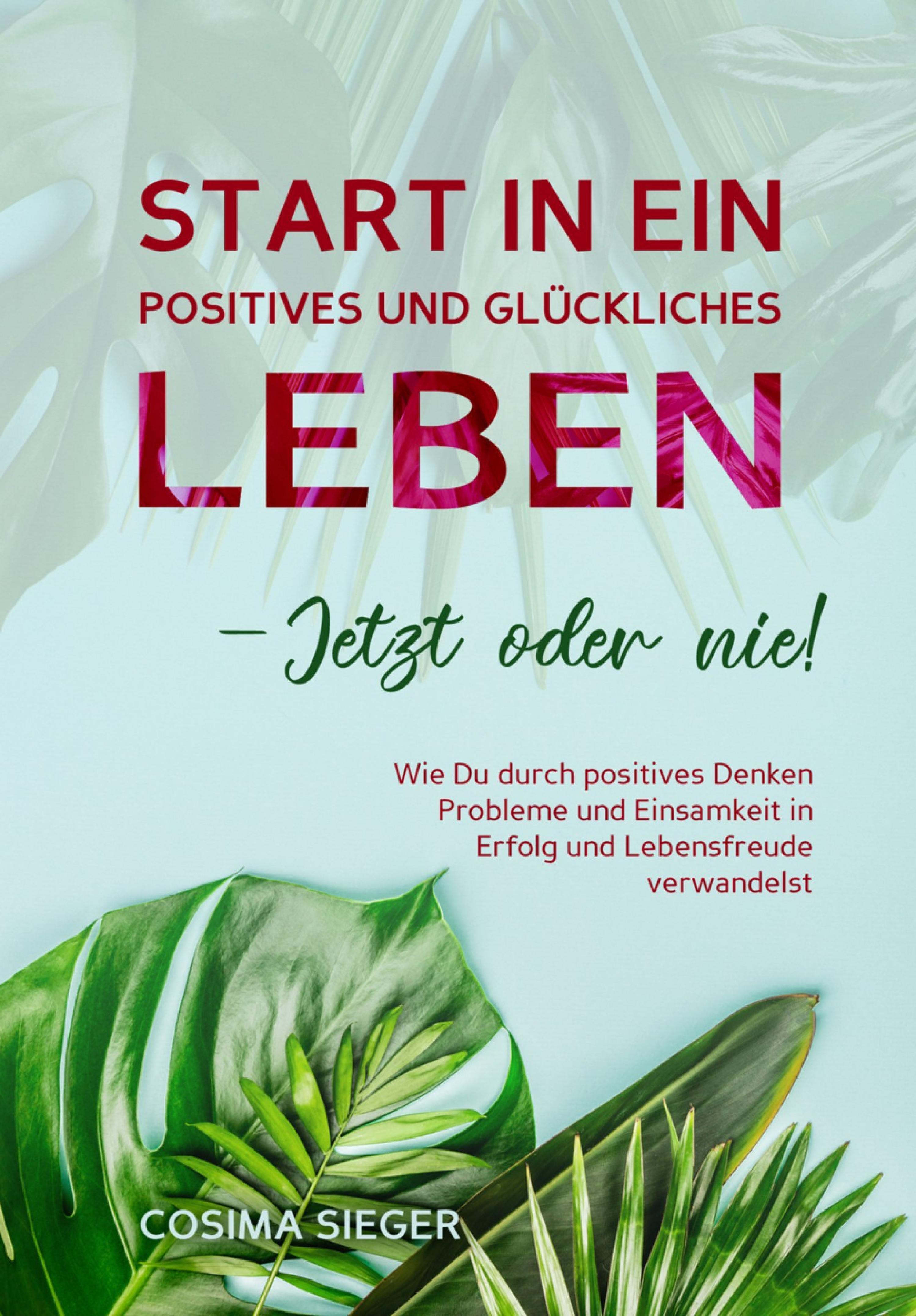 Обложка книги «Start in ein positives und glückliches Leben - jetzt oder nie!»