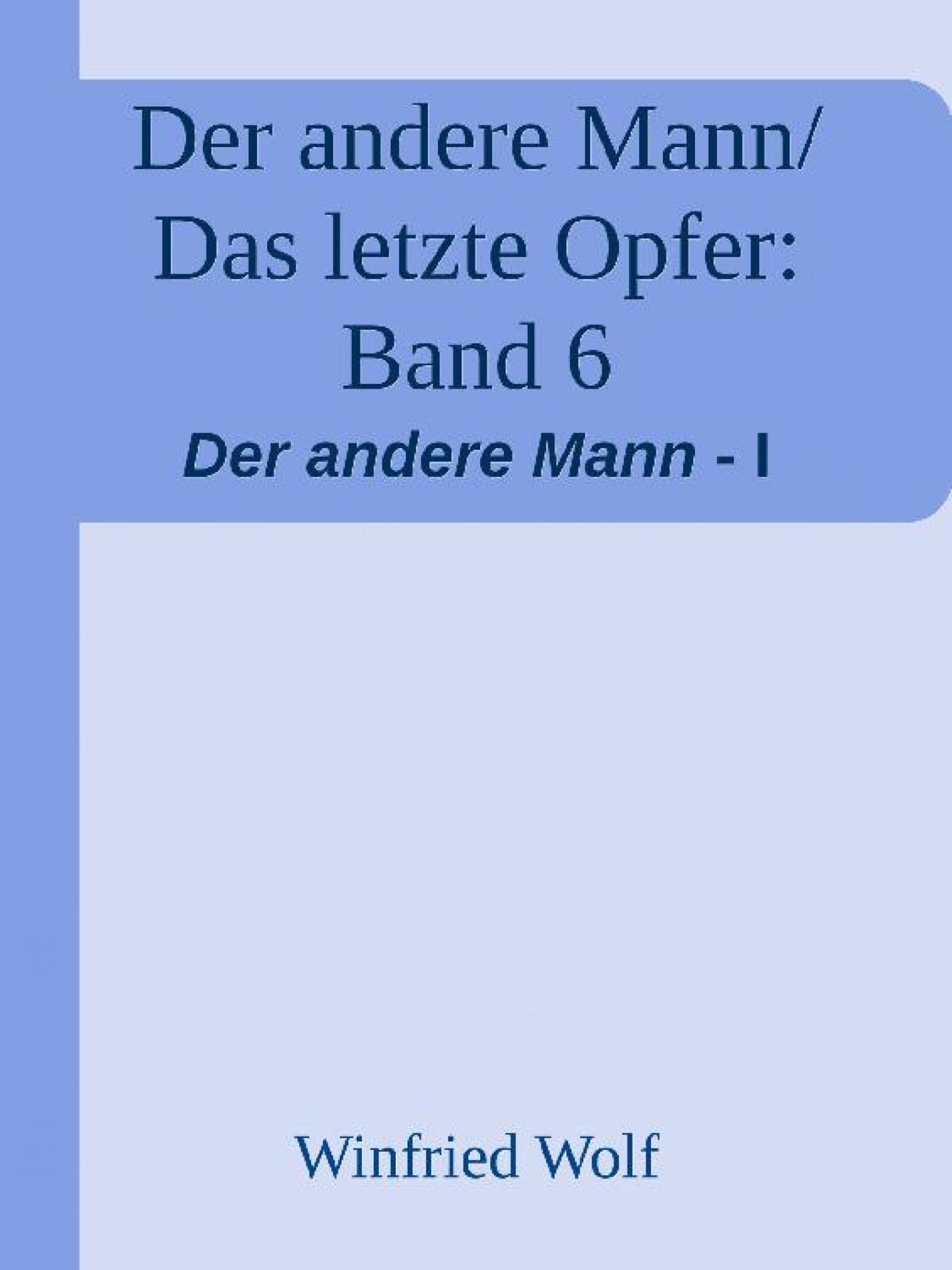 Обложка книги «Das letzte Opfer»