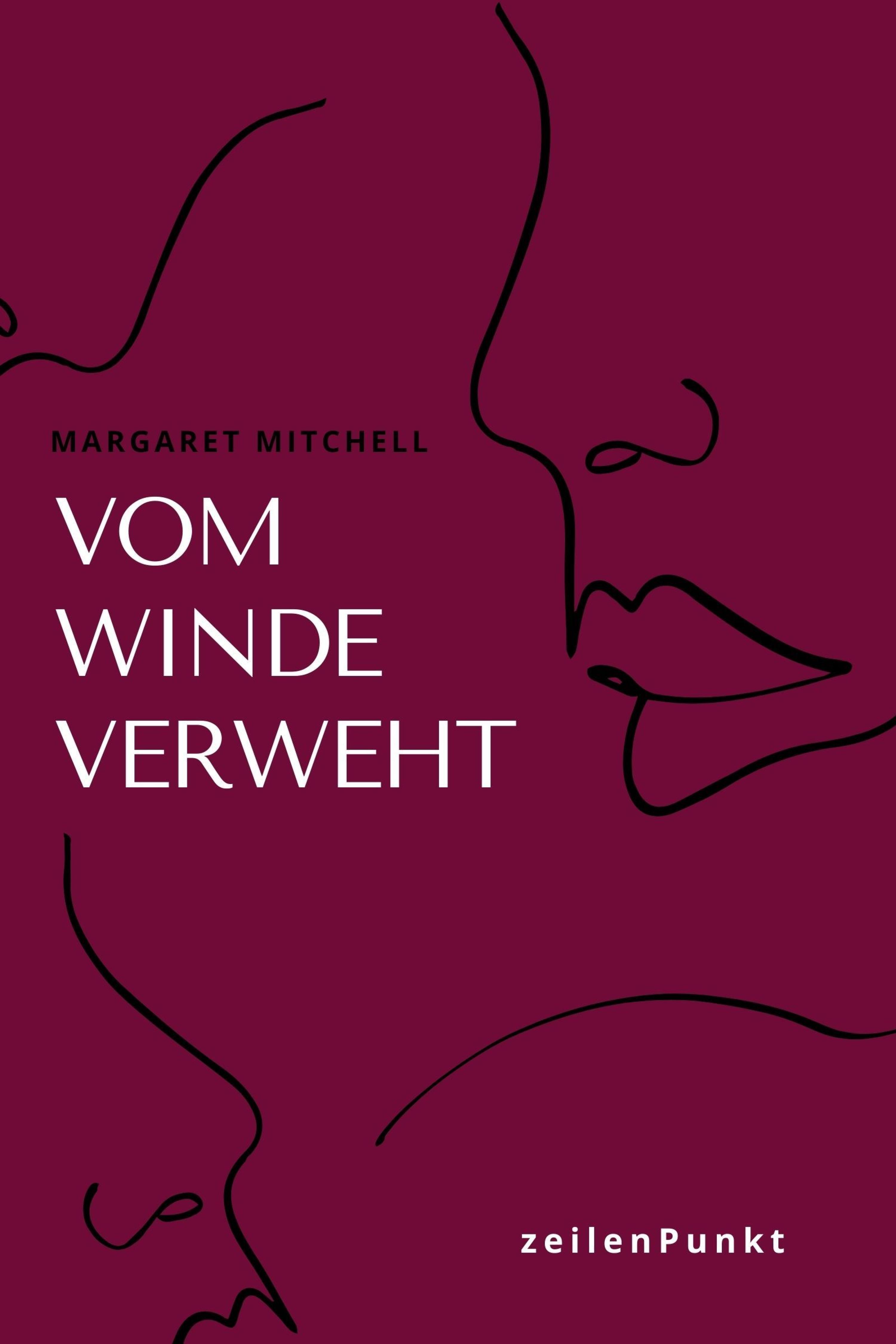 Обложка книги «Vom Winde verweht»