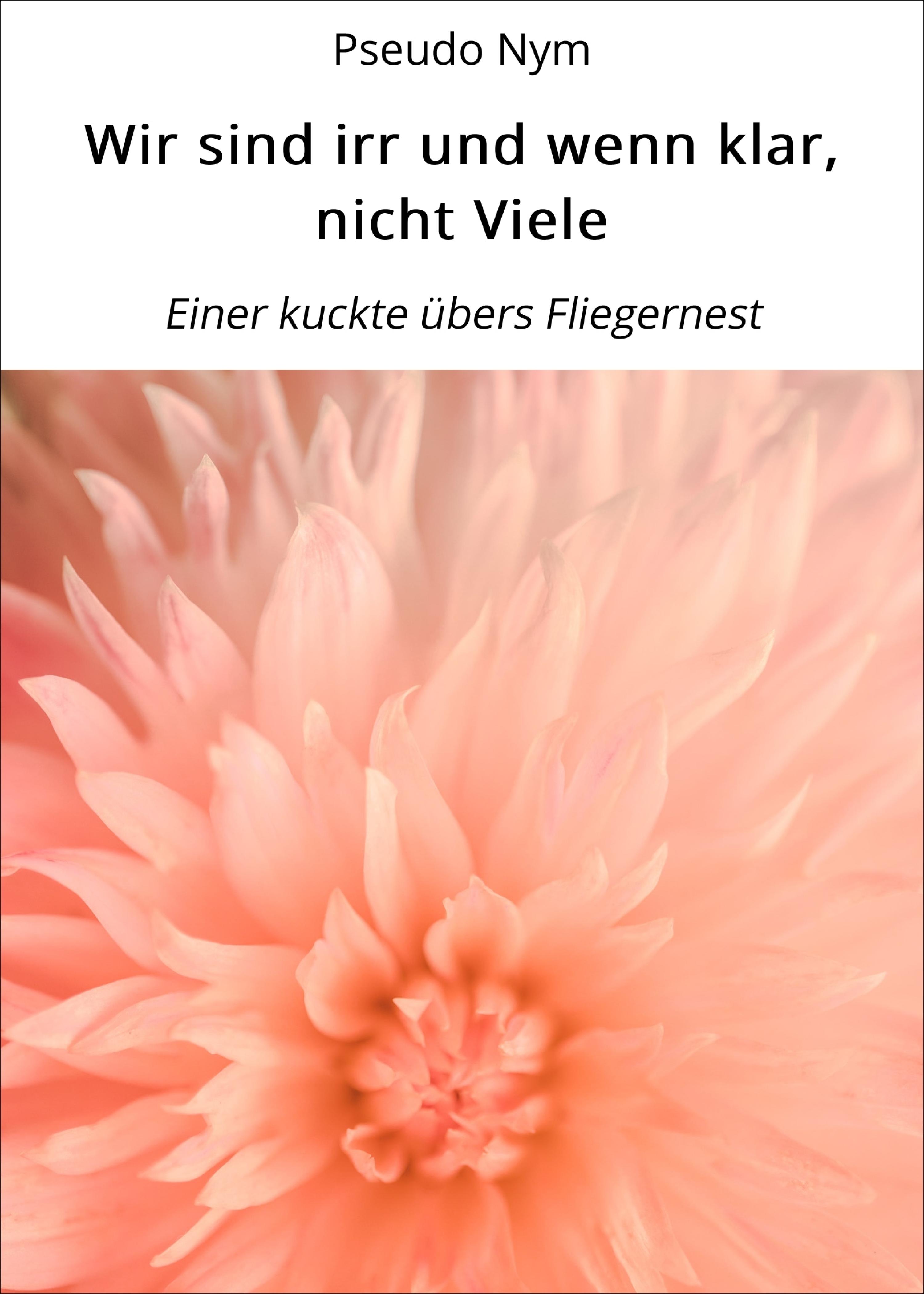 Обложка книги «Wir sind irr und wenn klar, nicht Viele»
