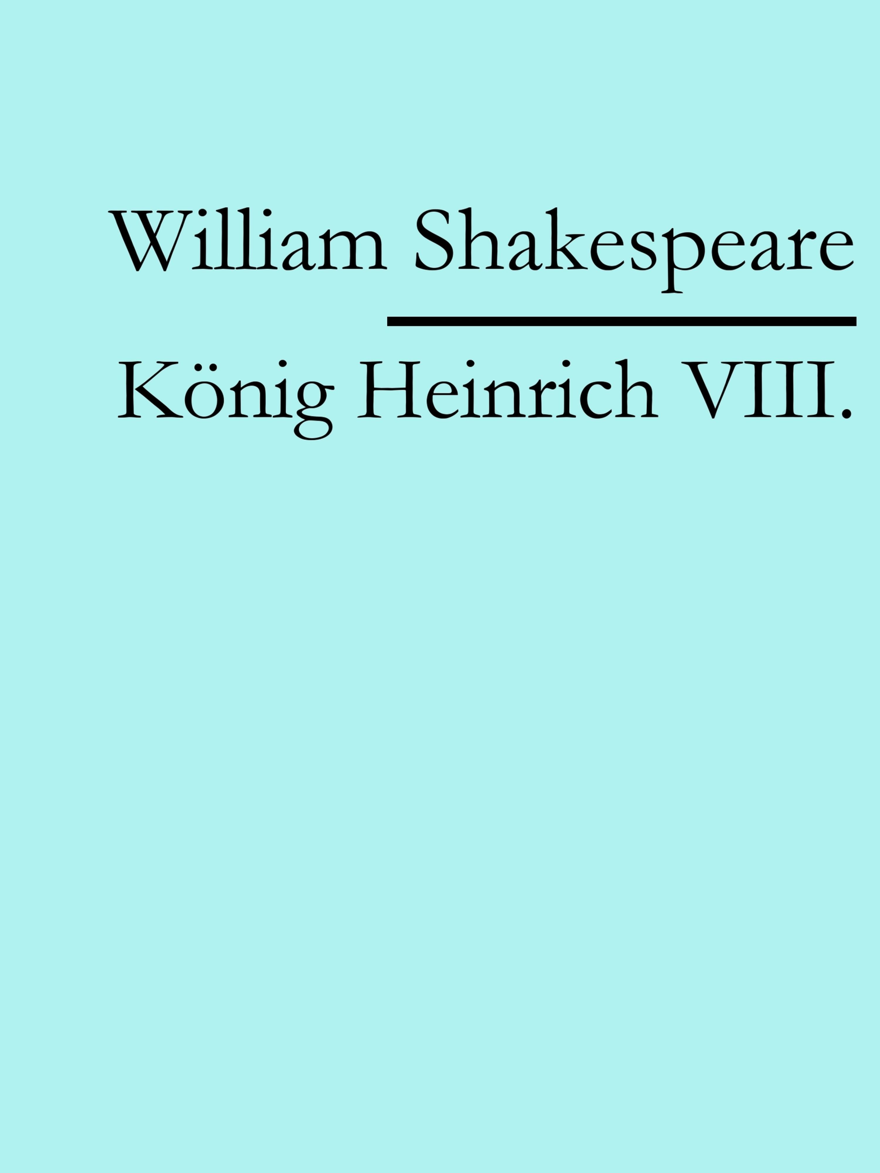Обложка книги «König Heinrich VIII.»