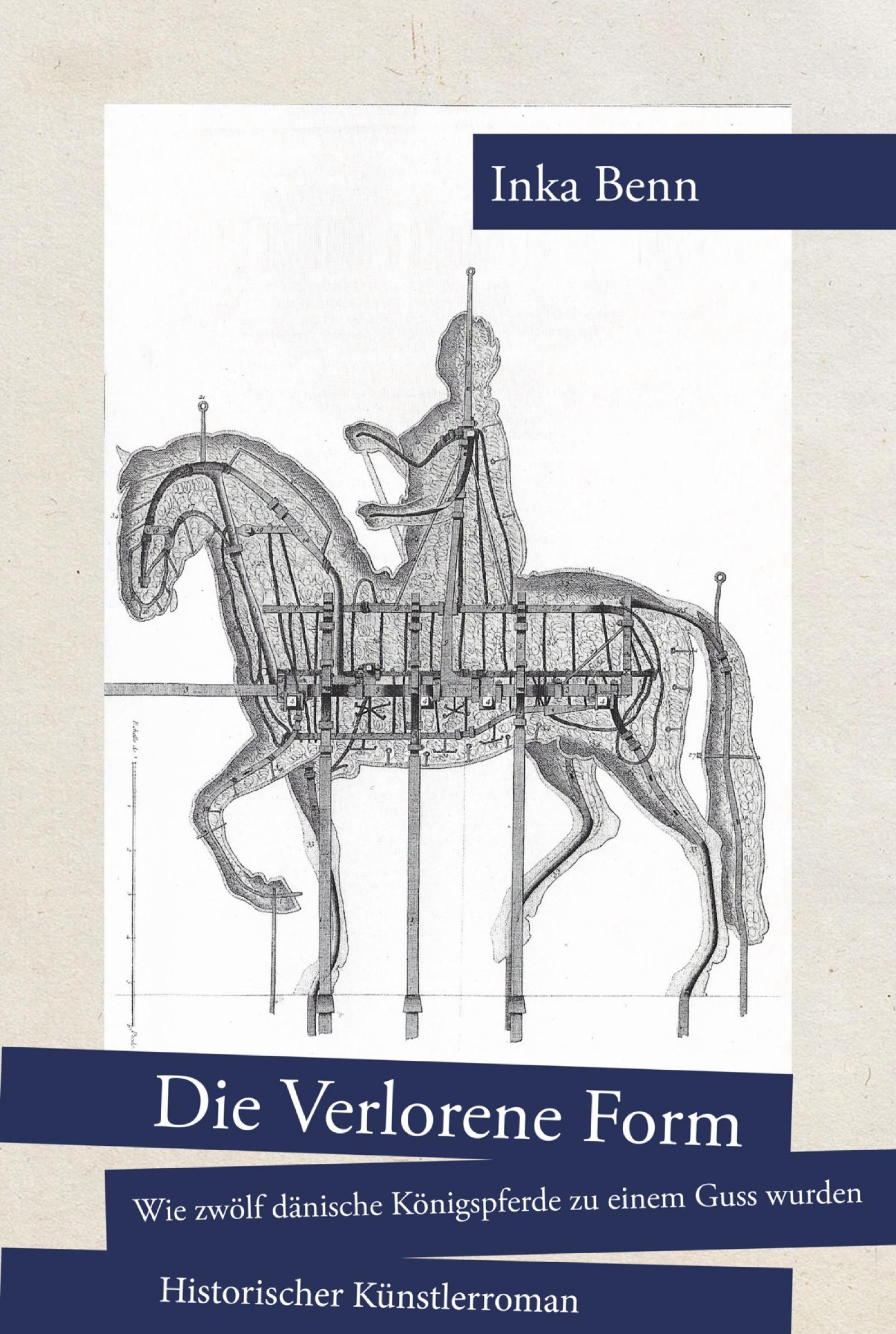 Обложка книги «Die Verlorene Form - wie zwölf dänische Königspferde zu einem Guss wurden»