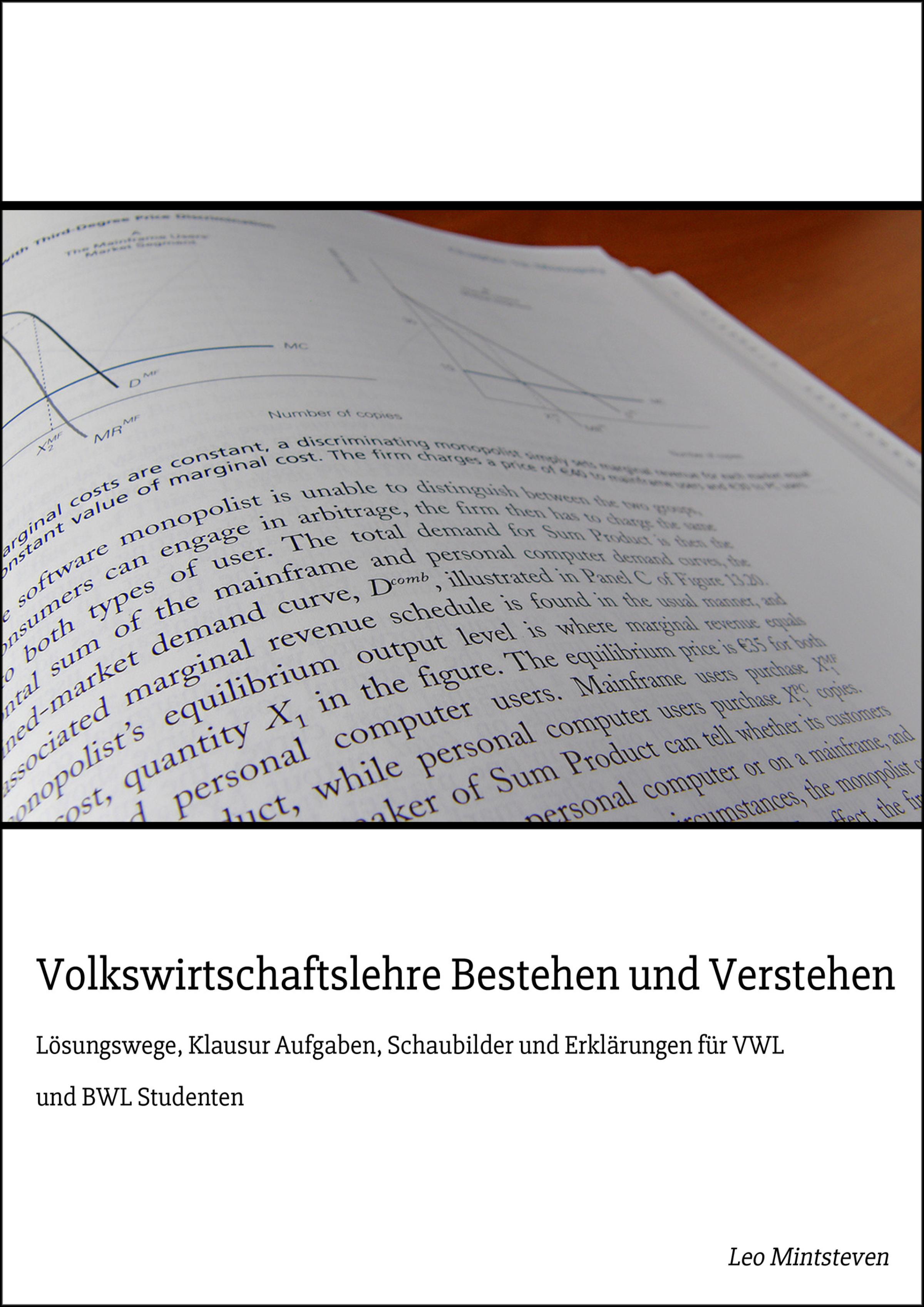 Обложка книги «Volkswirtschaftslehre Bestehen und Verstehen»