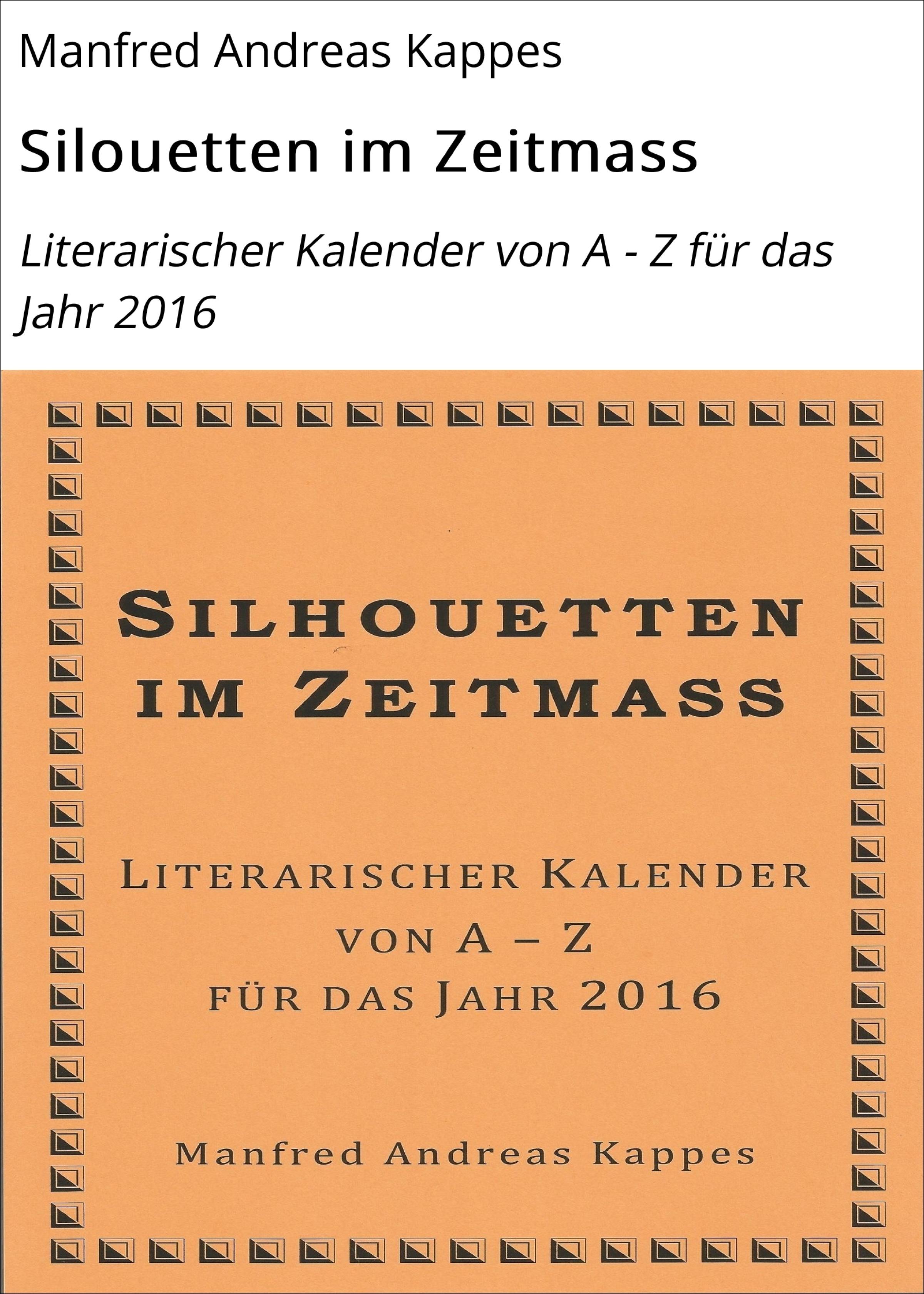 Обложка книги «Silouetten im Zeitmass»
