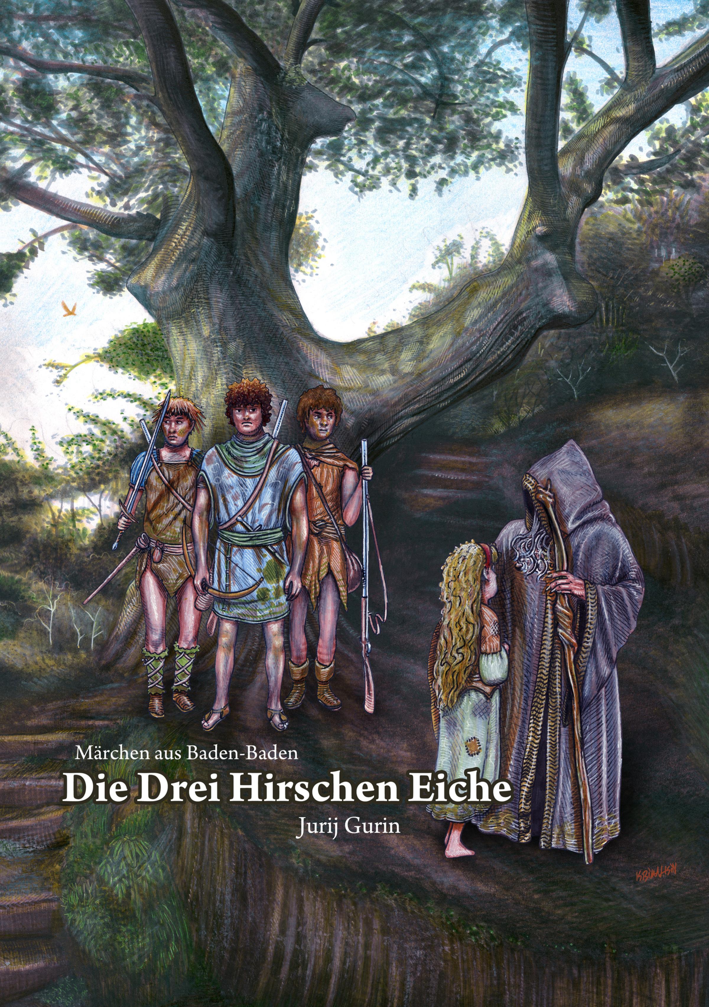 Обложка книги «Die Drei Hirschen Eiche»