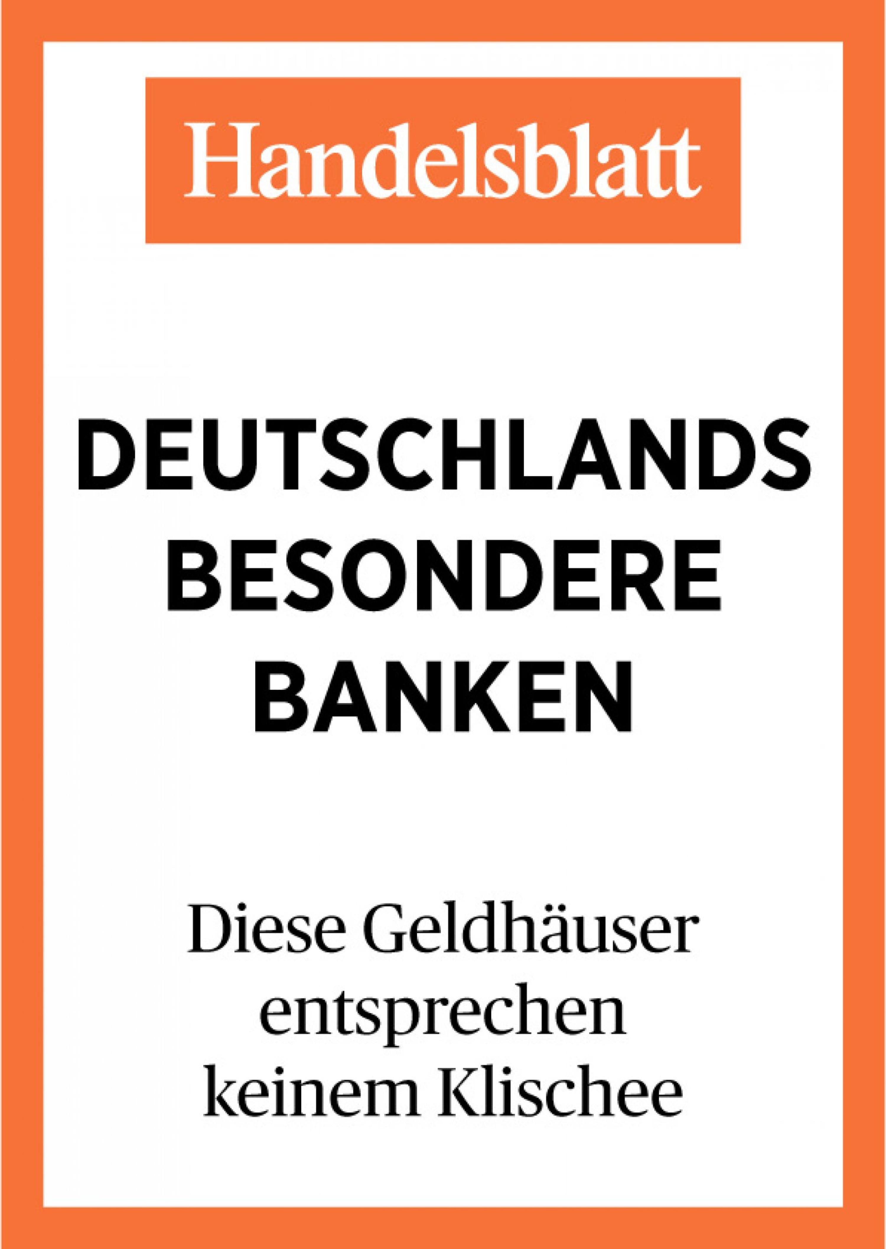 Обложка книги «Deutschlands besondere Banken»