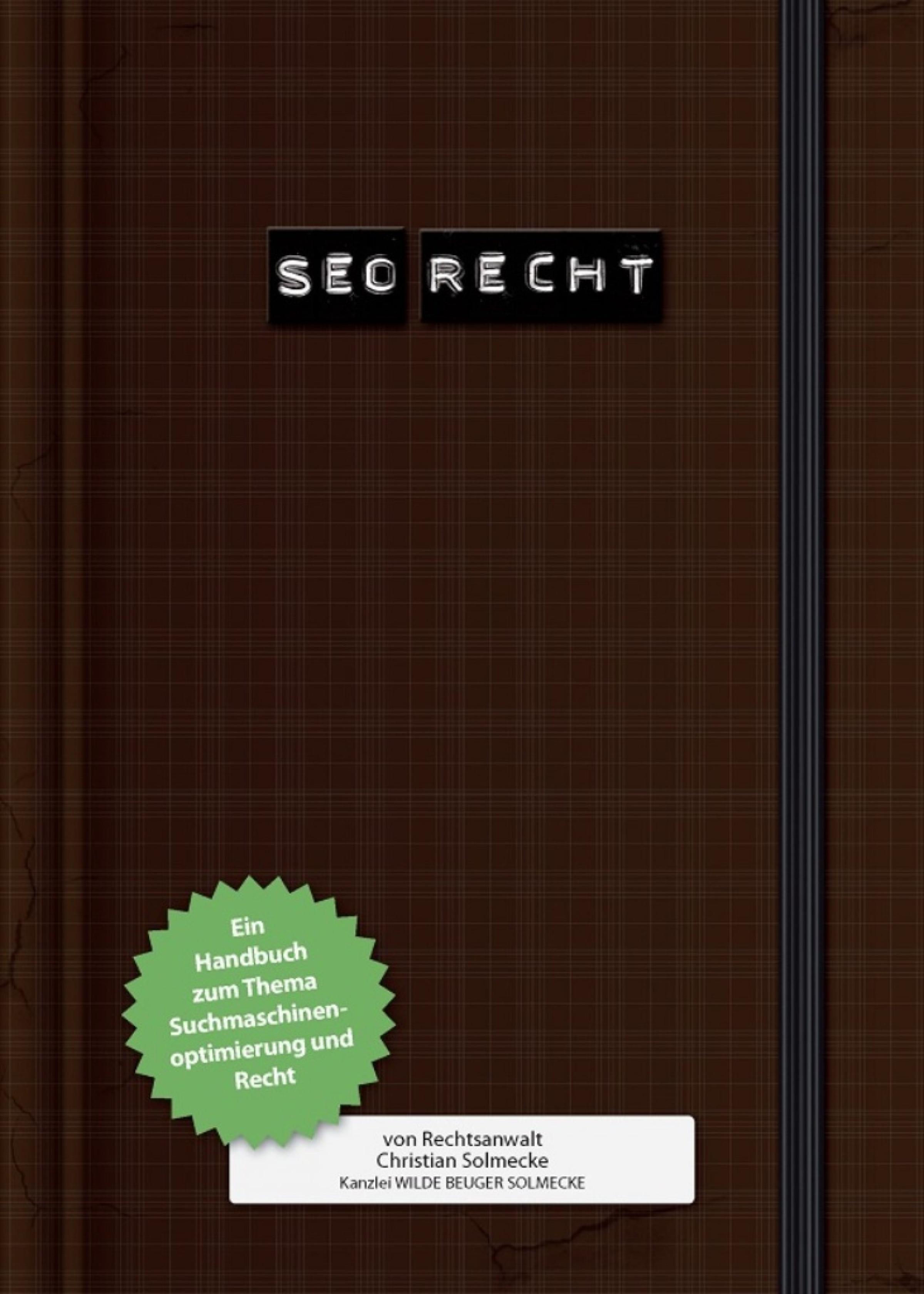 Обложка книги «SEO Recht»