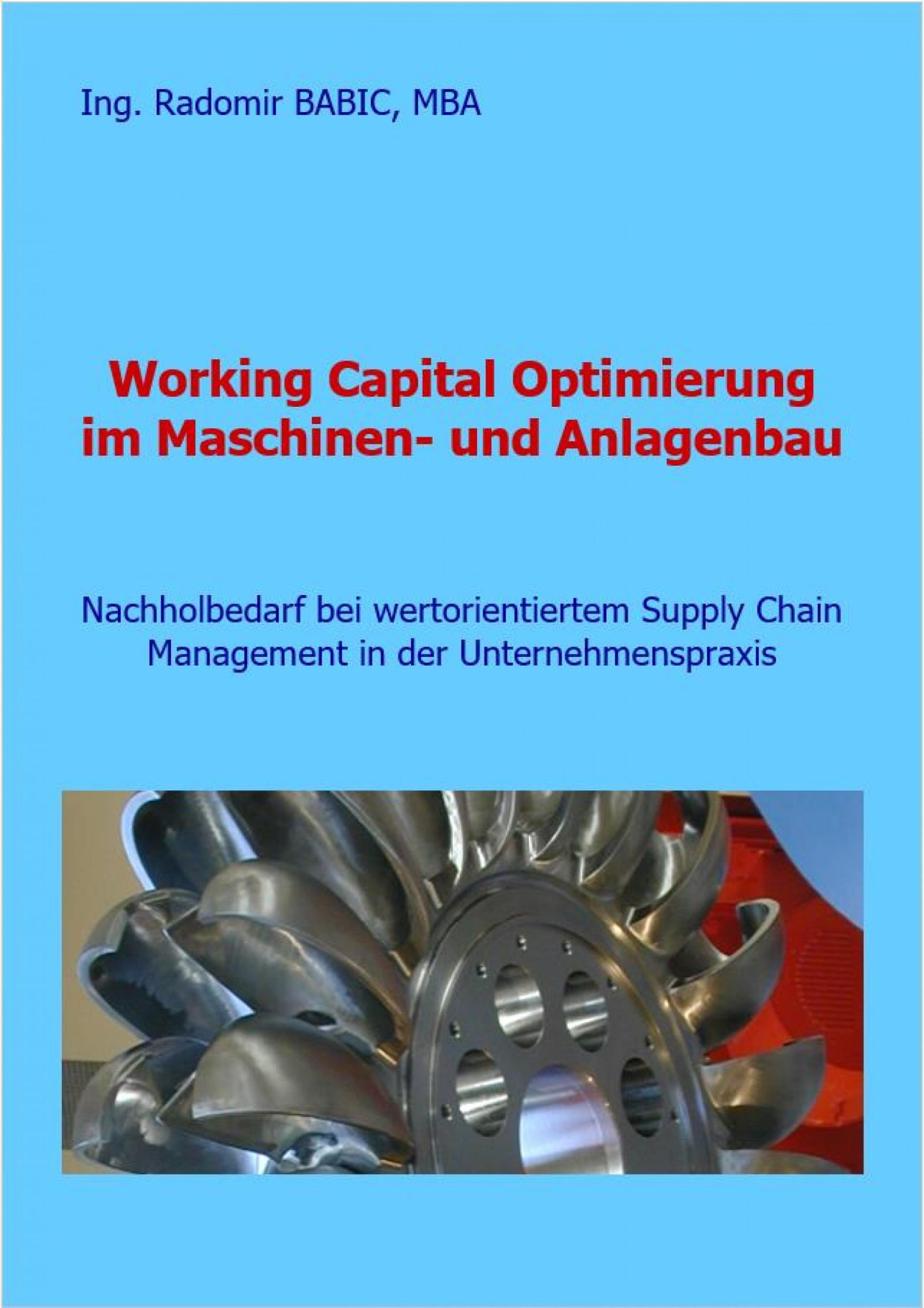 Обложка книги «Working Capital Optimierung im Maschinen- und Anlagenbau»