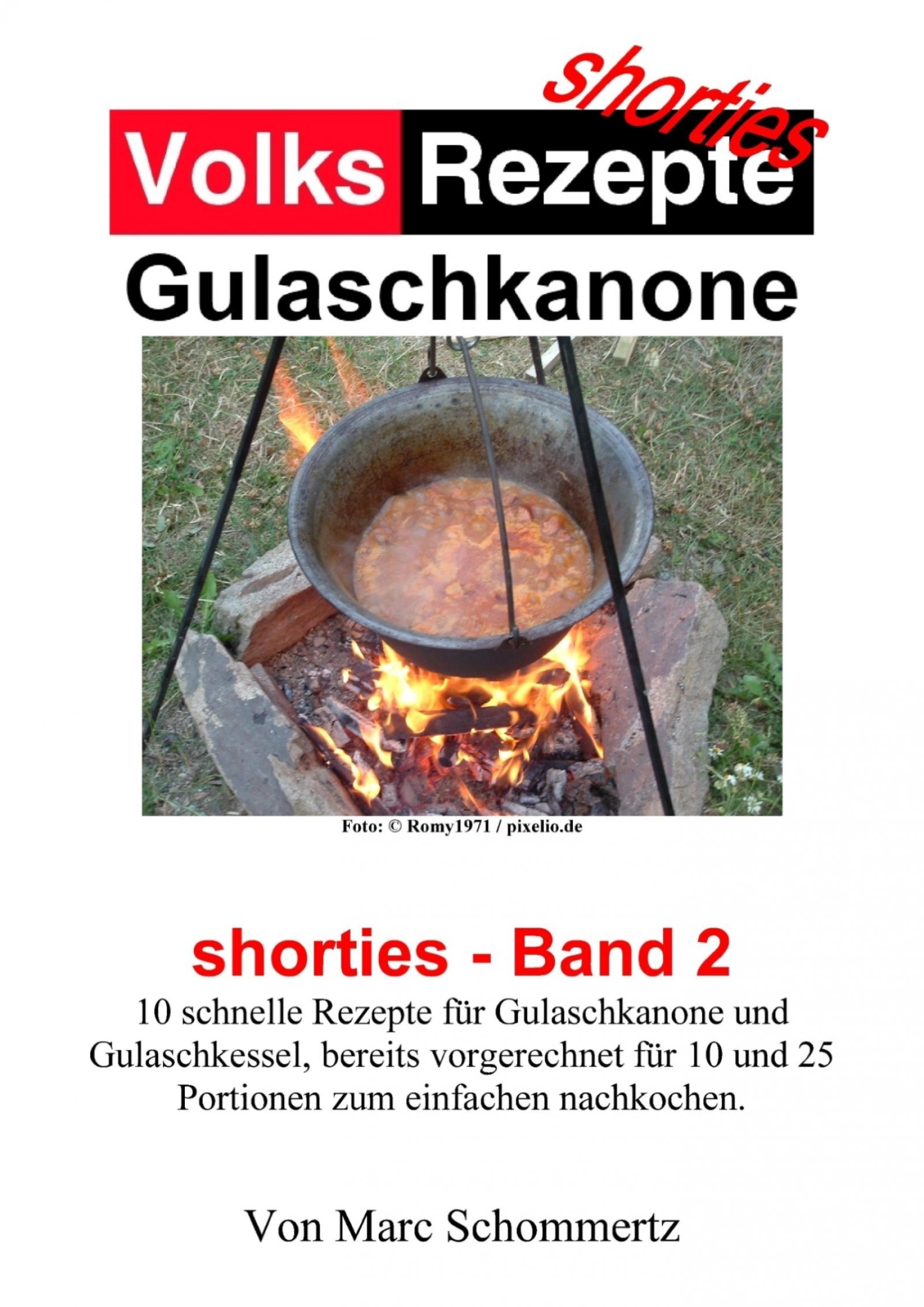 Обложка книги «Volksrezepte Gulaschkanone»