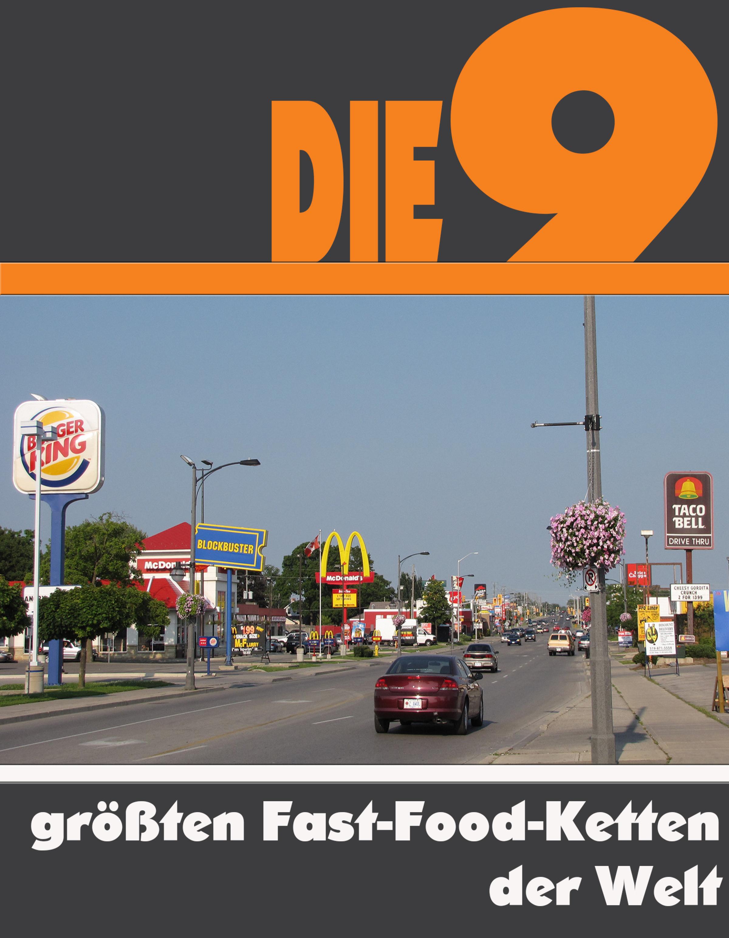 Обложка книги «Die neun größten Fast-Food-Ketten der Welt»