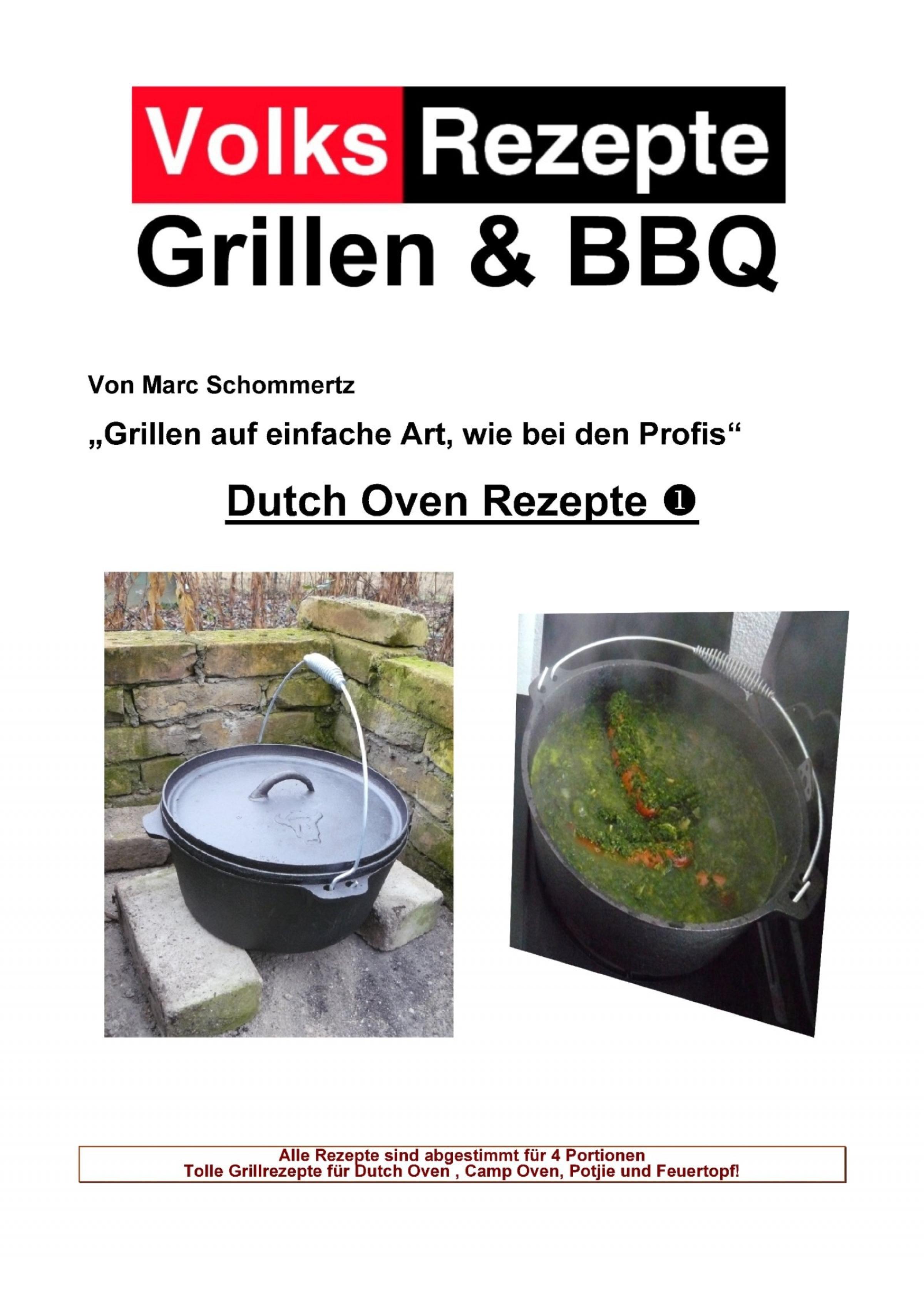 Обложка книги «Volksrezepte Grillen & BBQ - Dutch Oven 1»