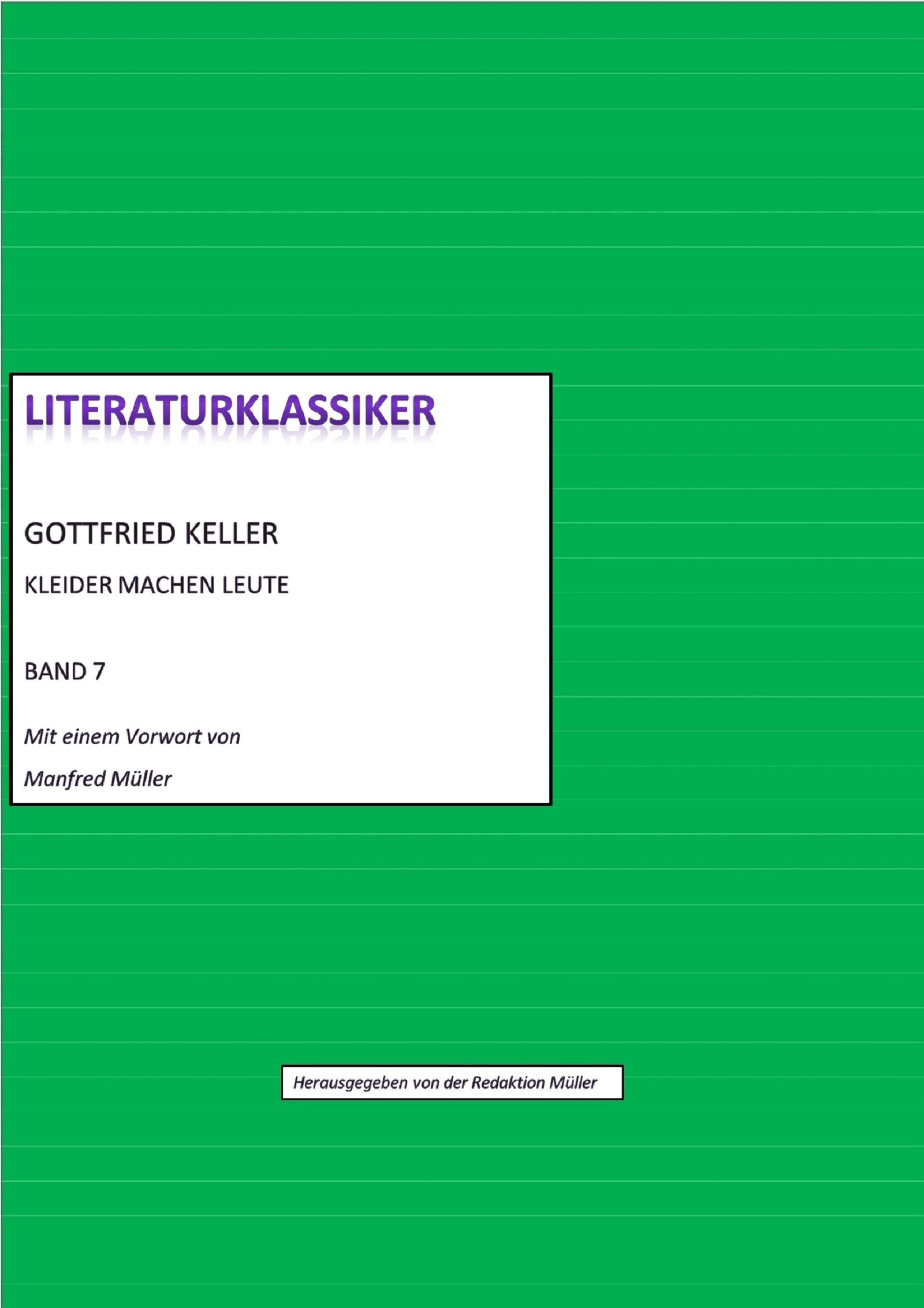 Обложка книги «Gottfried Keller - Kleider machen Leute»