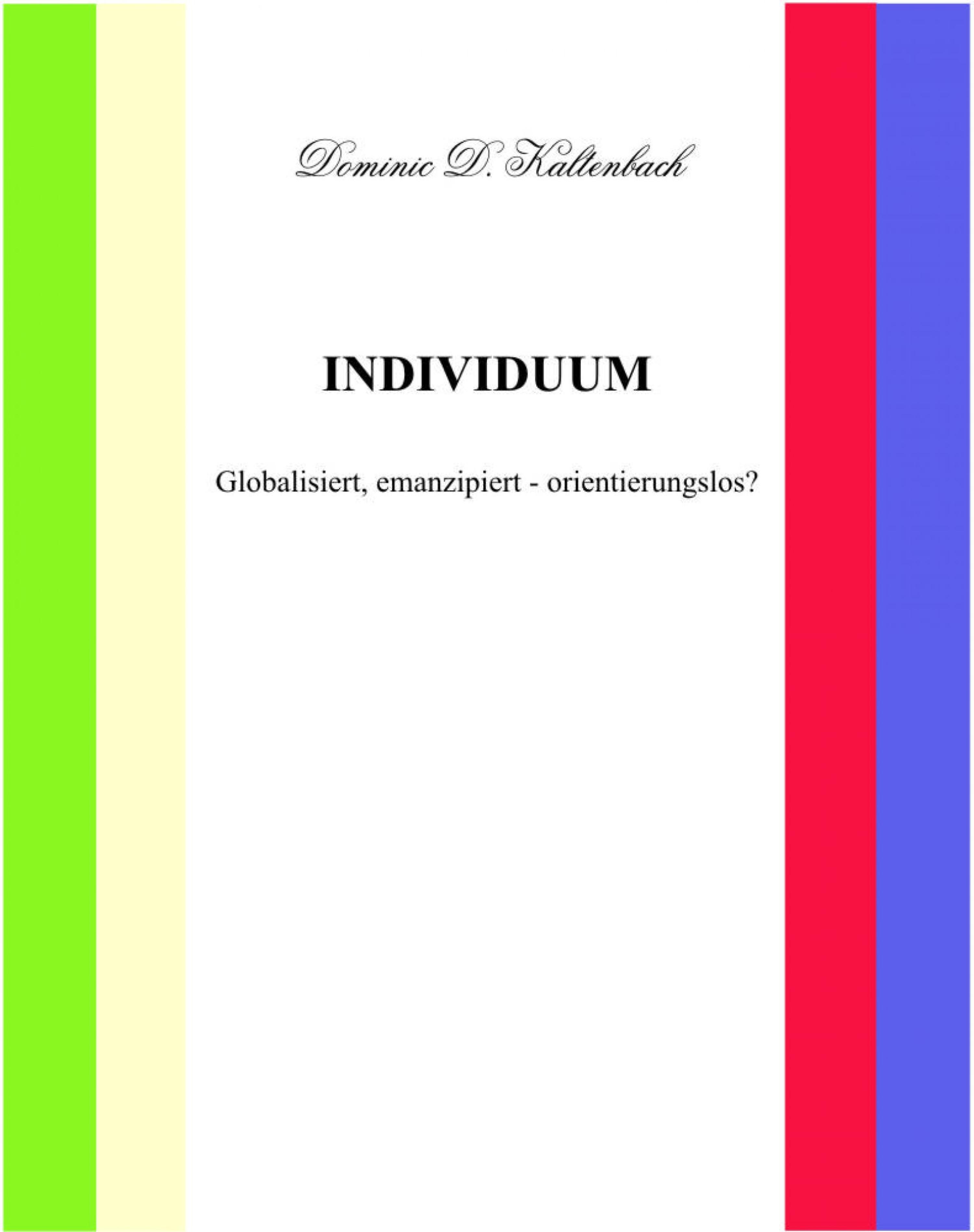 Обложка книги «INDIVIDUUM»