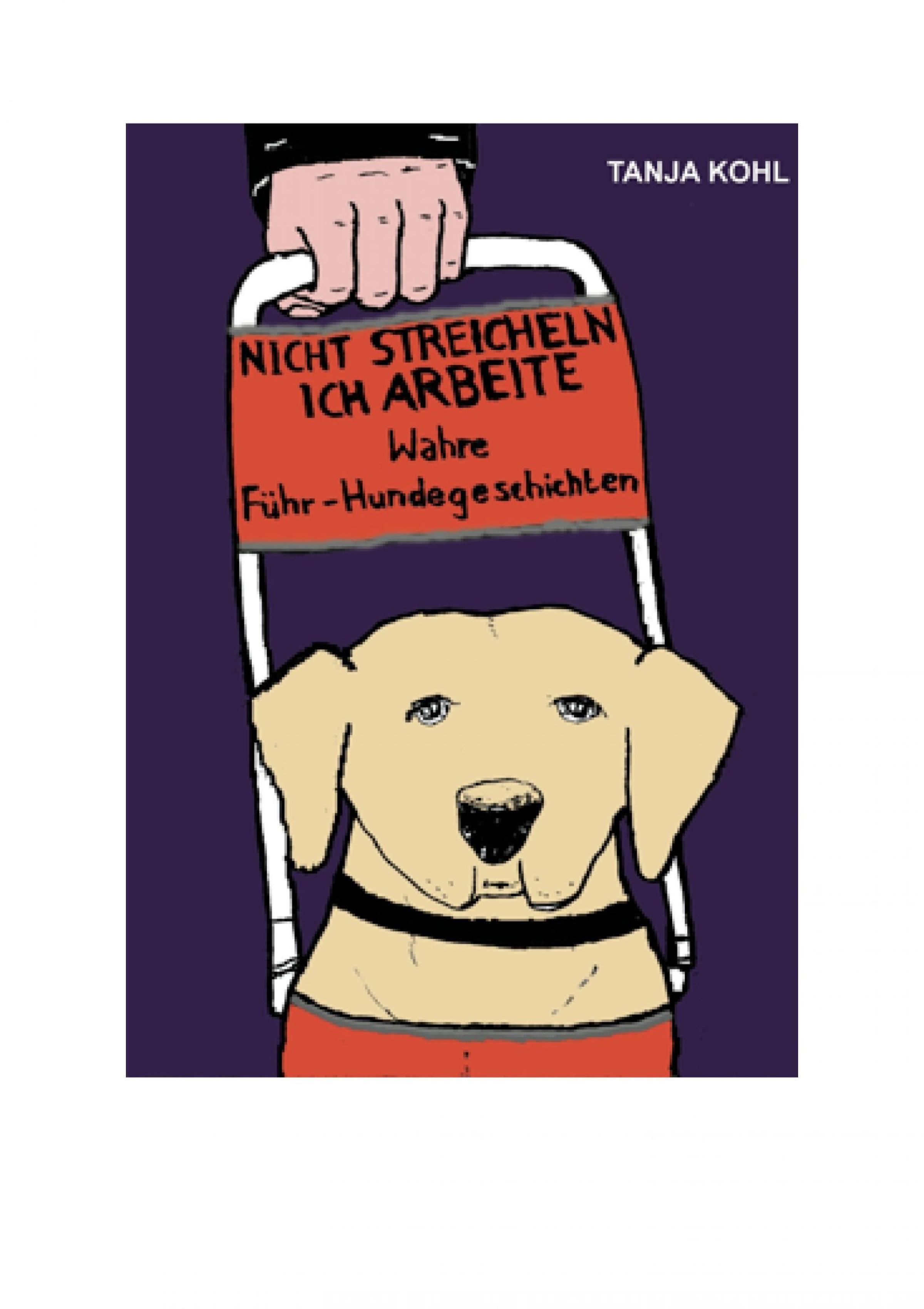 Обложка книги «Nicht streicheln, ich arbeite»
